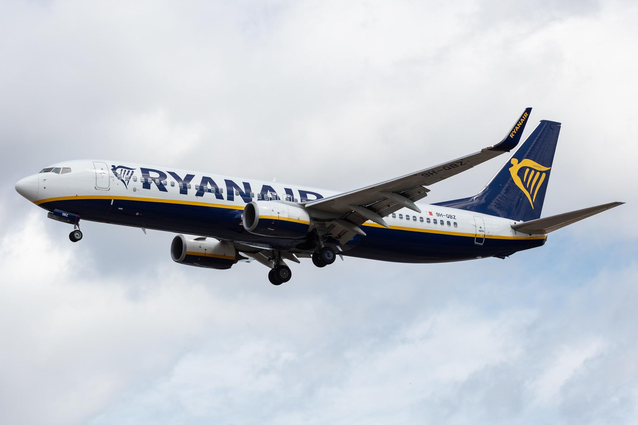 Frankfurt Airport: Ryanair (FR / RYR) | Operator: Malta Air |  Boeing 737-8AS B738 | 9H-QBZ | MSN 44721
