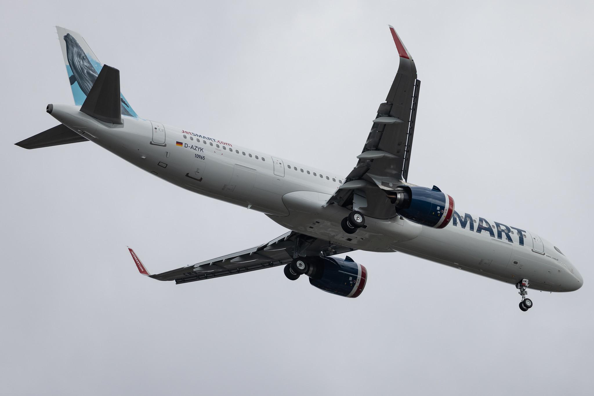 Hamburg Airport: JetSMART | Airbus A321-271NX A21N | D-AZYK | CC-AWT | MSN 10965