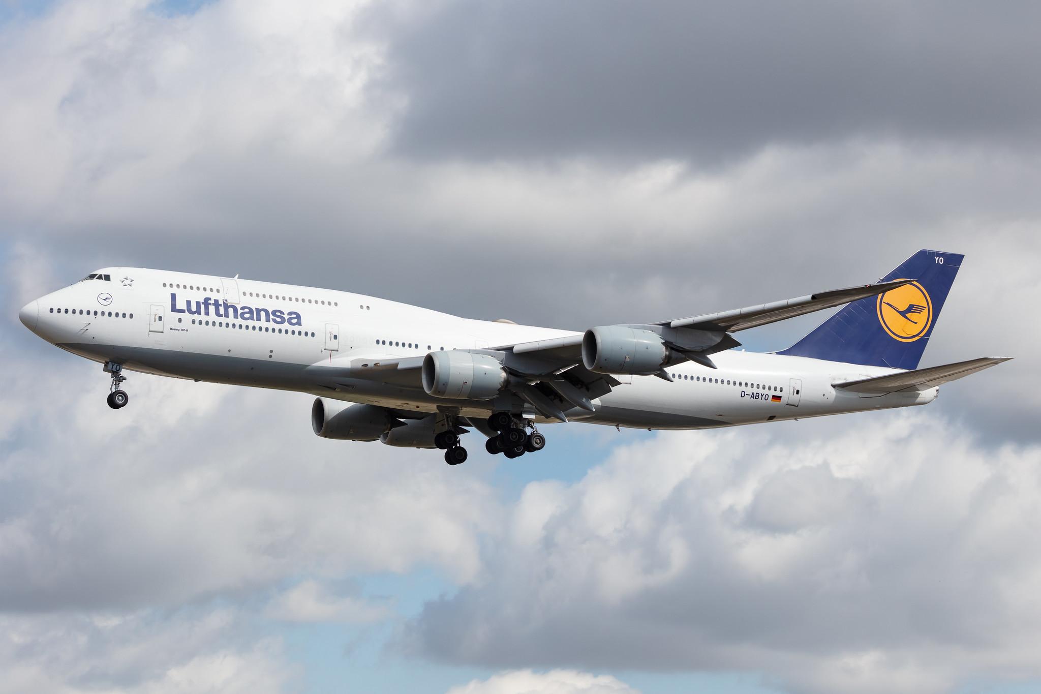 Frankfurt Airport: Lufthansa (LH / DLH) |  Boeing 747-830 B748 | D-ABYO | MSN 37841