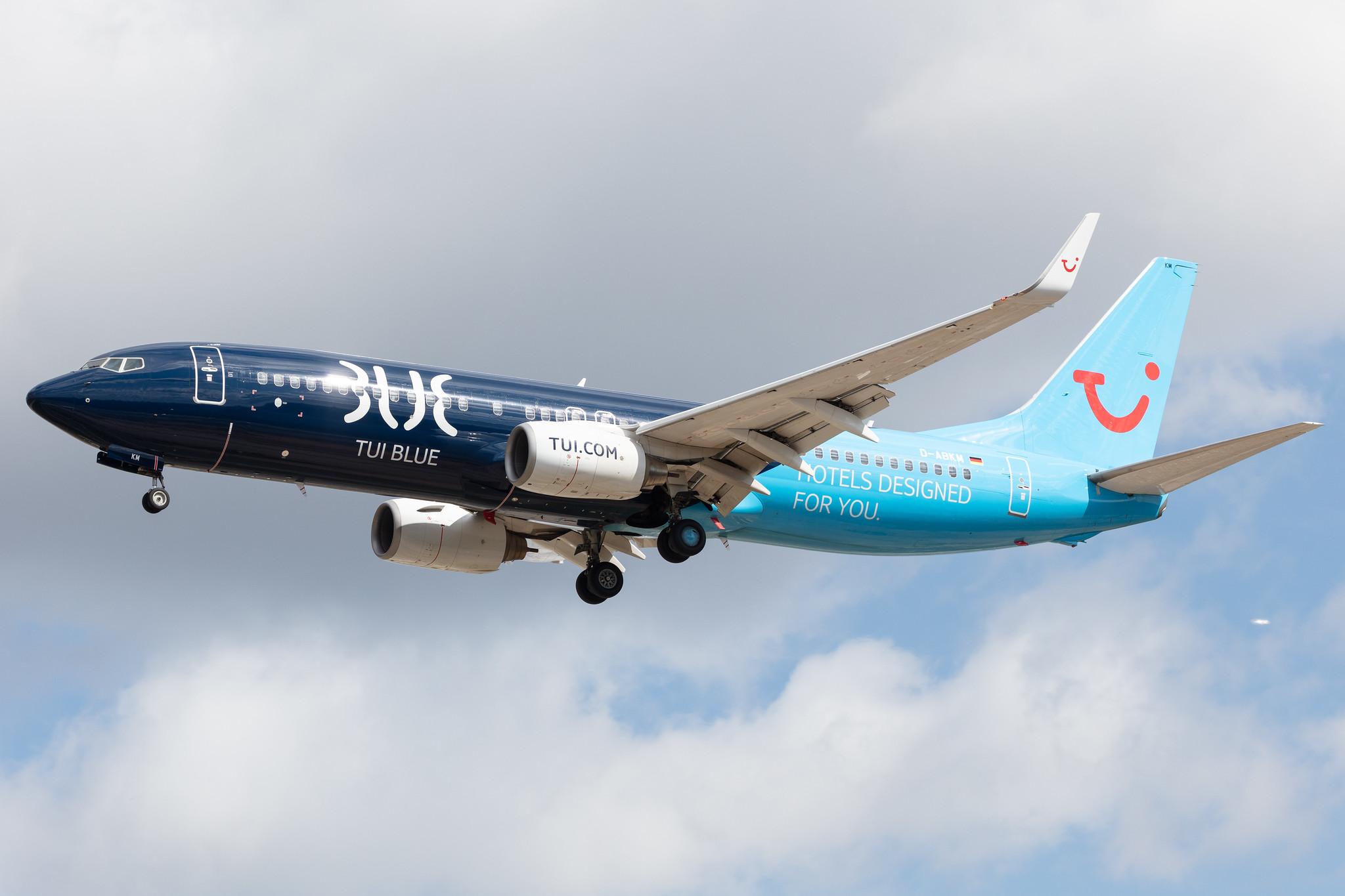 Frankfurt Airport: TUI (X3 / TUI) |  Livery: TUI Blue Livery | Operator: TUI fly |  Boeing 737-86J B738 | D-ABKM | MSN 37755
