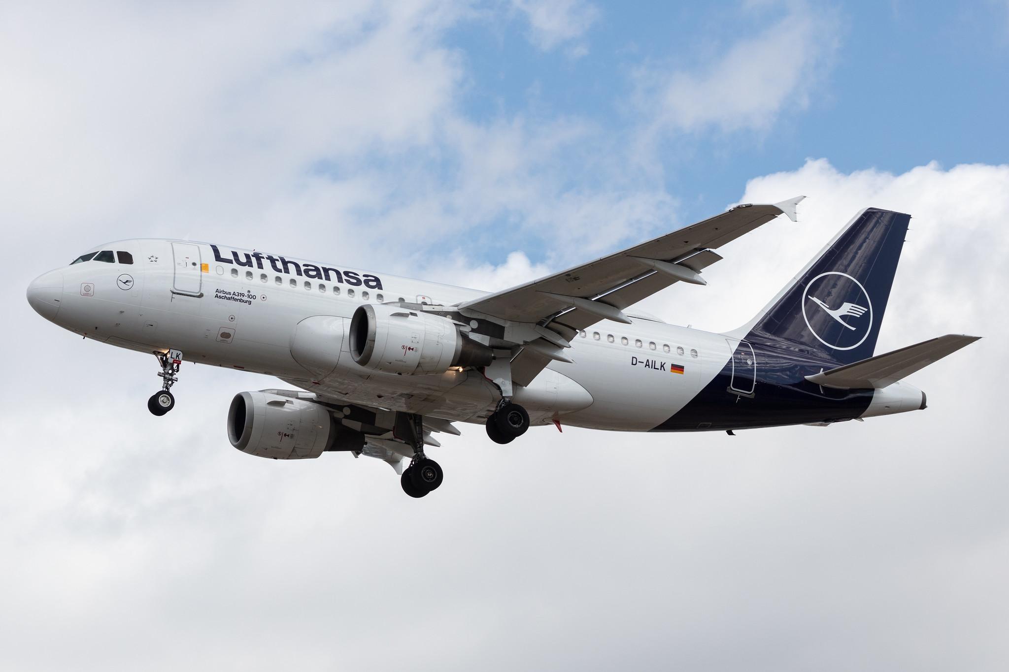 Frankfurt Airport: Lufthansa (LH / DLH) |  Airbus A319-114 A319 | D-AILK | MSN 0679