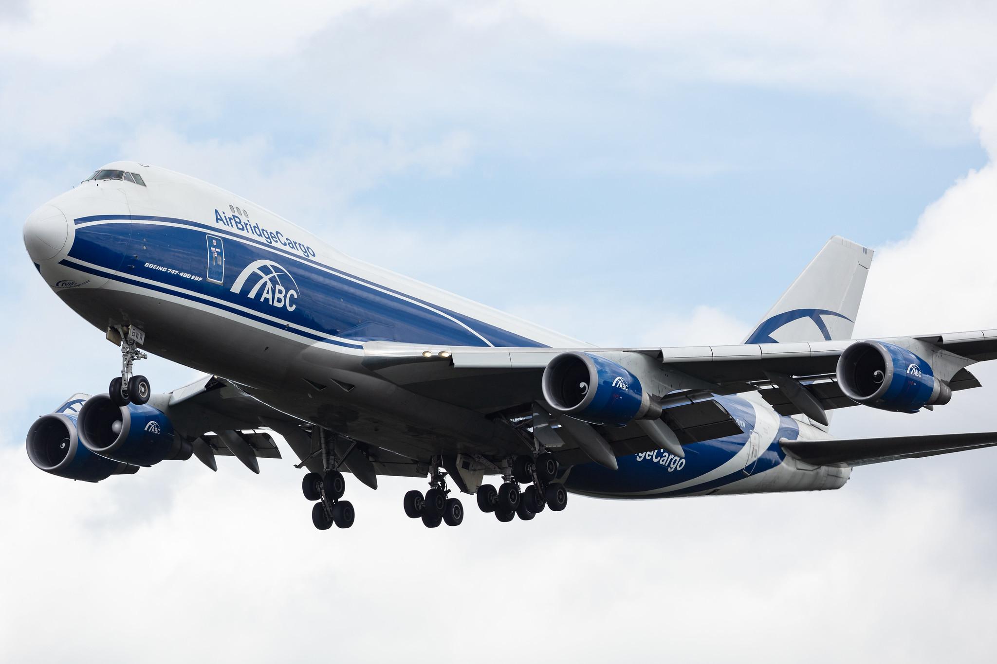 Frankfurt Airport: AirBridgeCargo (RU / ABW) | Operator: AirBridgeCargo Airlines |  Boeing 747-406F(ER) B744 | VQ-BWW | MSN 35233