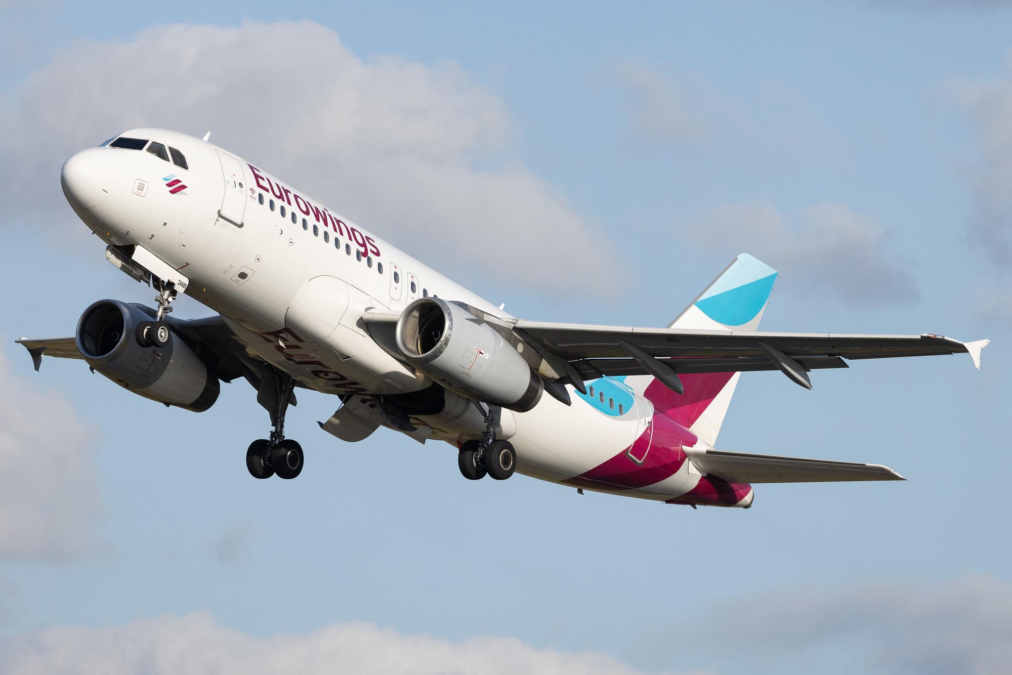 Hamburg Airport: Eurowings (EW / EWG) | Airbus A319-132 A319 | D-AGWB | MSN 2833