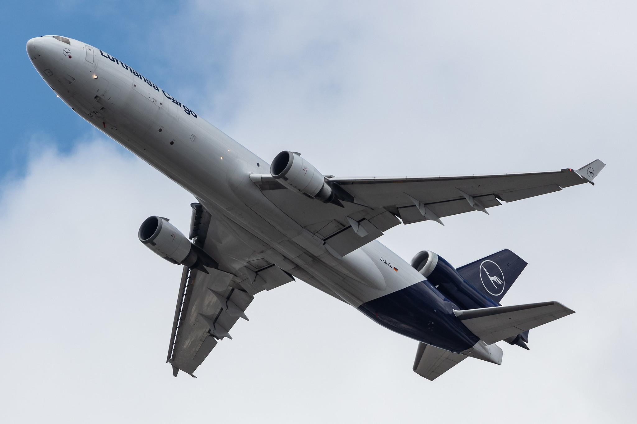 Frankfurt Airport: Lufthansa Cargo (/ GEC) |  McDonnell Douglas MD-11F MD11 | D-ALCC | MSN 48783