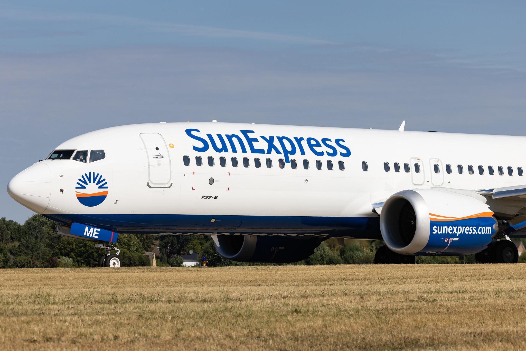 Hamburg Airport: SunExpress (XQ / SXS) | Boeing 737 MAX 8 B38M | TC-SME | MSN 63607