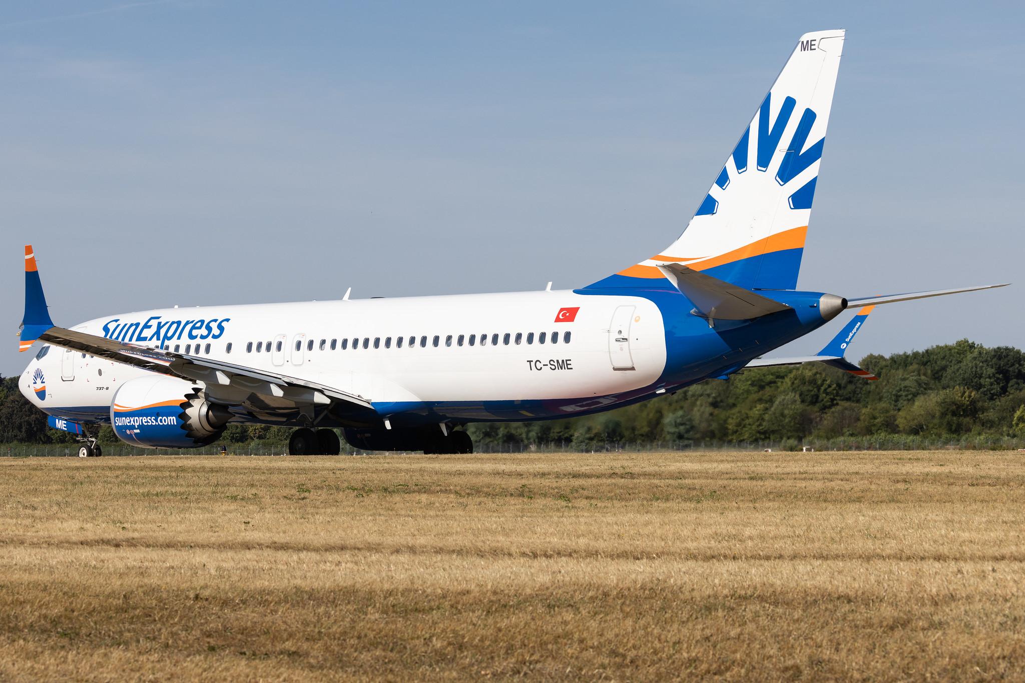 Hamburg Airport: SunExpress (XQ / SXS) | Boeing 737 MAX 8 B38M | TC-SME | MSN 63607