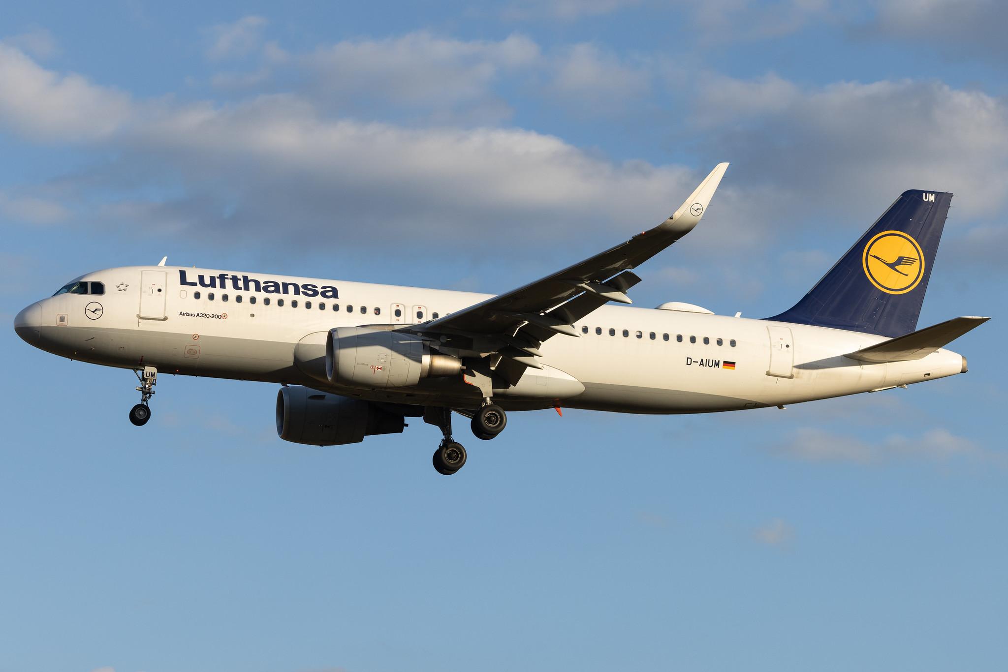 Hamburg Airport: Lufthansa (LH / DLH) | Airbus A320-214 A320 | D-AIUM | MSN 6577