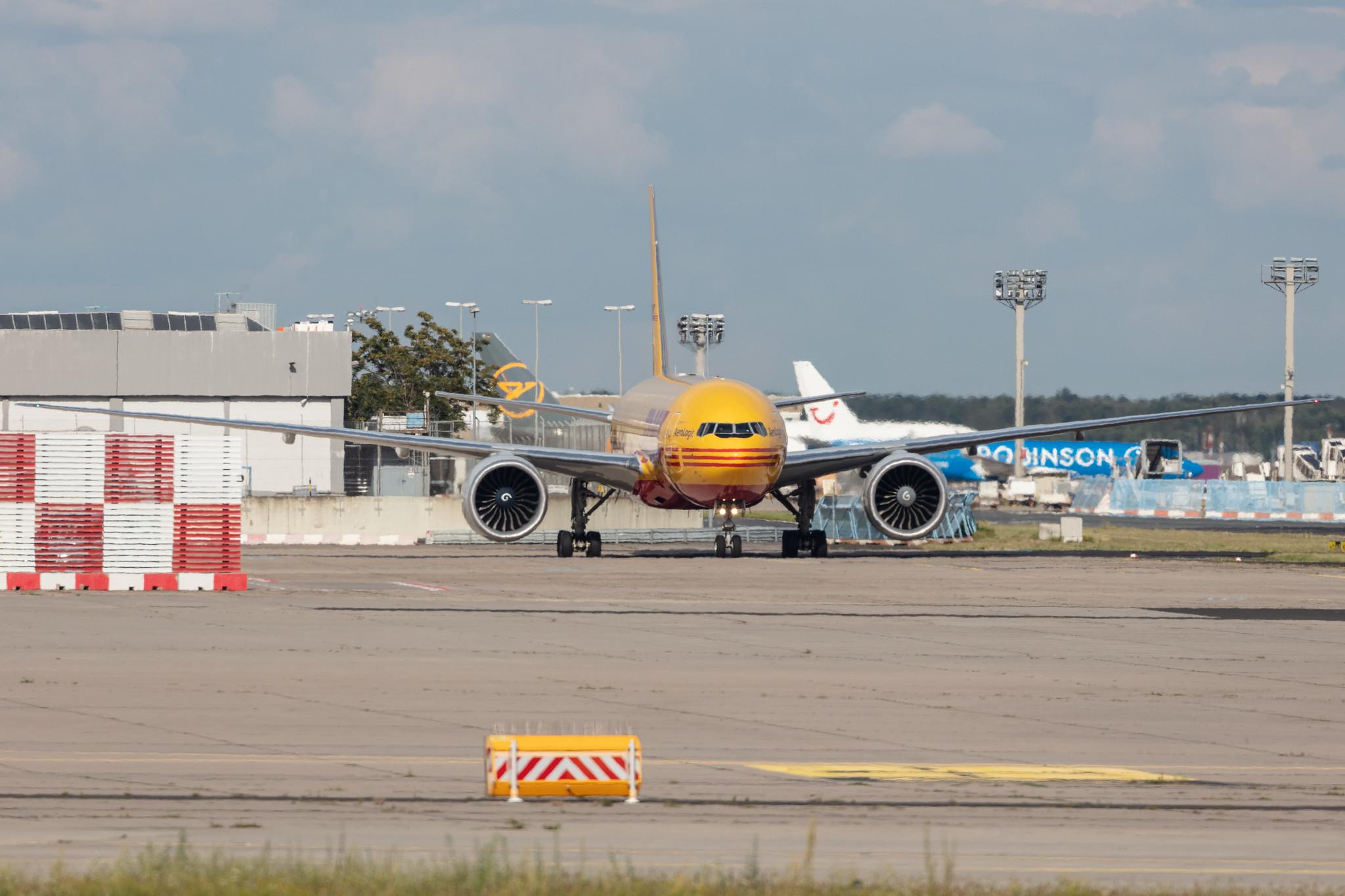 Frankfurt Airport: DHL (D0 / DHK) | Operator: AeroLogic |  Boeing 777-F B77L | D-AALP | MSN 66086