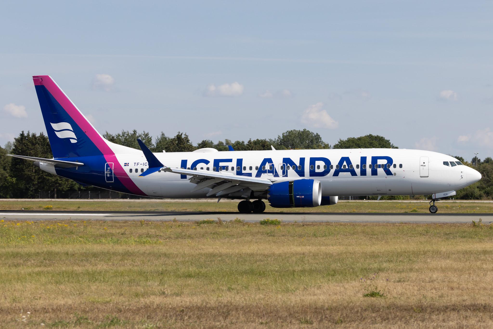 Hamburg Airport: Icelandair (FI / ICE) | Boeing 737 MAX 8 B38M | TF-ICU | MSN 44355