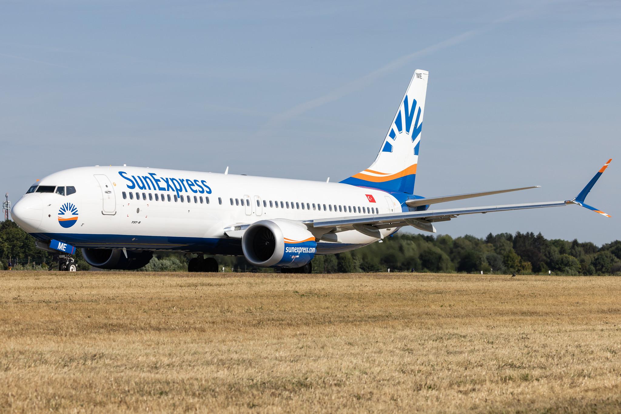 Hamburg Airport: SunExpress (XQ / SXS) | Boeing 737 MAX 8 B38M | TC-SME | MSN 63607