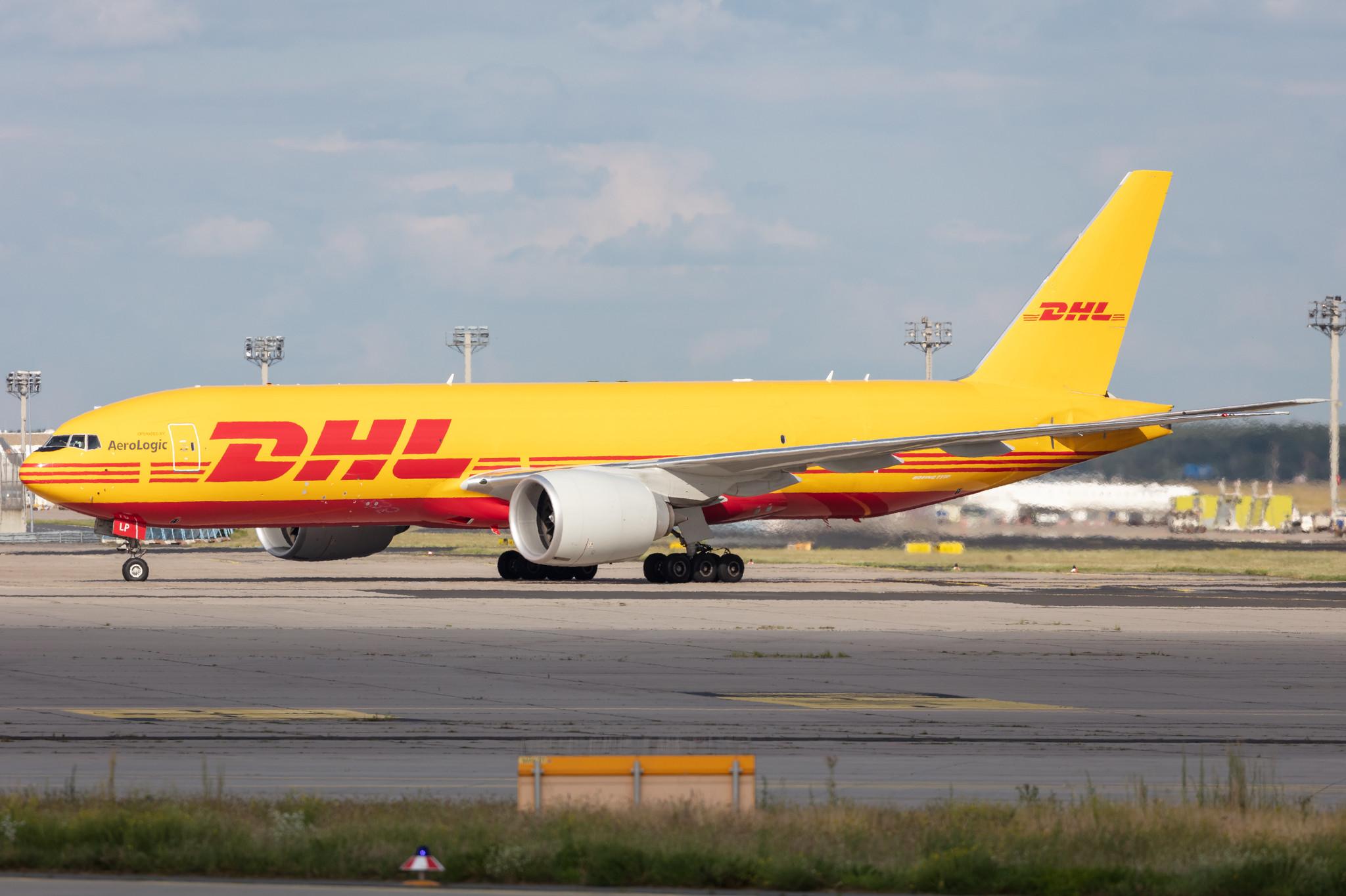 Frankfurt Airport: DHL (D0 / DHK) | Operator: AeroLogic |  Boeing 777-F B77L | D-AALP | MSN 66086
