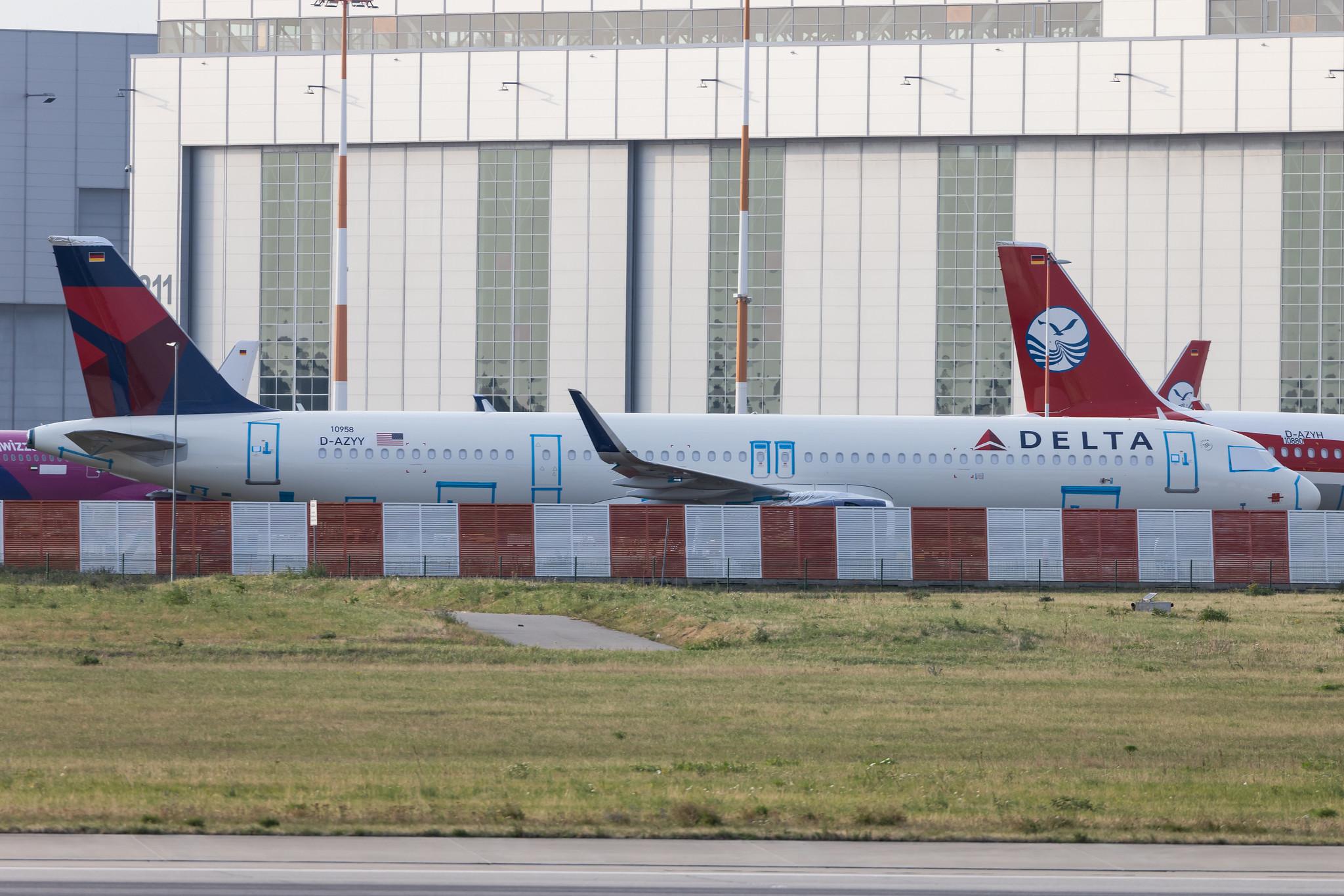 Hamburg Finkenwerder: Delta Air Lines (DL / DAL) | Airbus A321-271NX A21N | D-AZYY | N509DT | MSN 10958