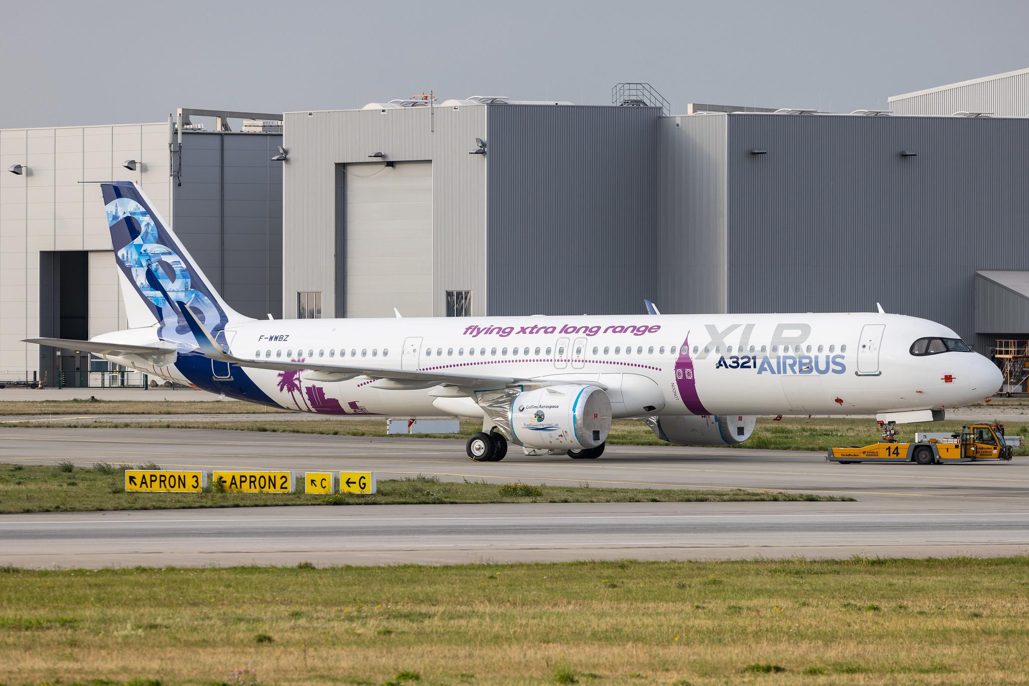 Hamburg Finkenwerder: Airbus (/ AIB) | Airbus A321-271NY A21N | F-WWBZ | MSN 11058 (Second build Airbus A321 XLR)