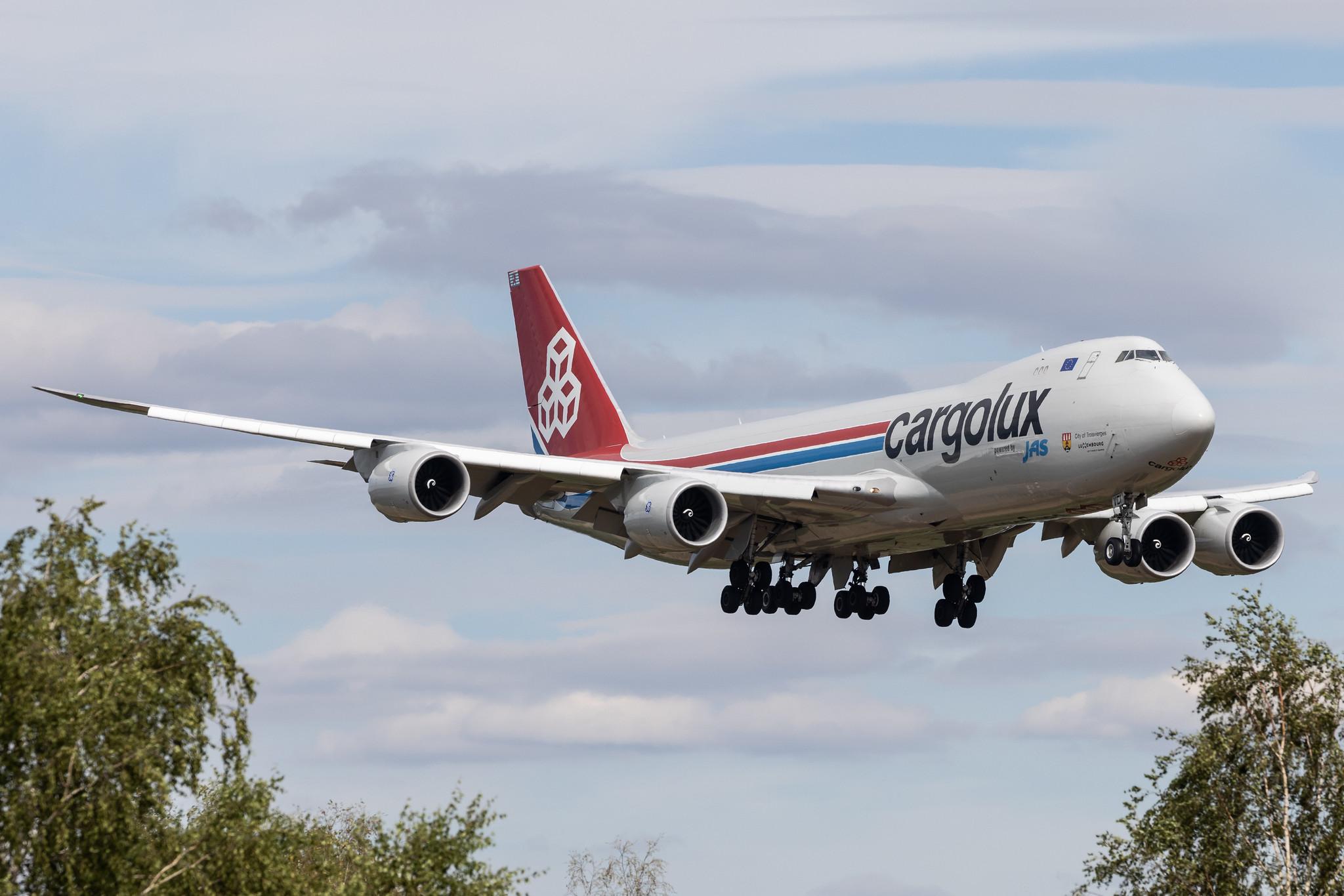 Luxembourg Findel Airport: Cargolux (CV / CLX) | Boeing 747-8R7F B748 | LX-VCI | MSN 35822