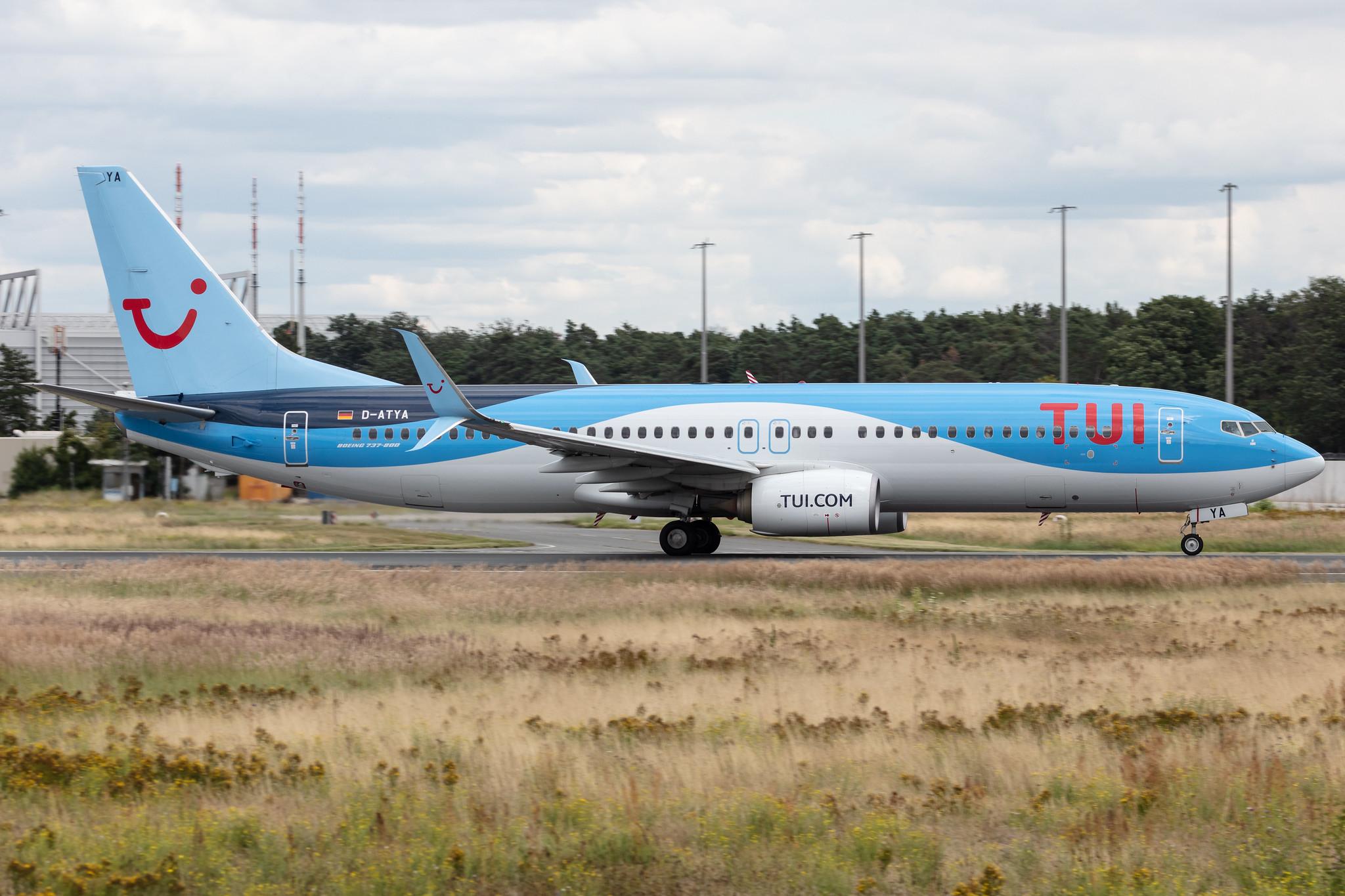 Frankfurt Airport: TUI (X3 / TUI) | Operator: TUI fly |  Boeing 737-8K5 B738 | D-ATYA | MSN 37256