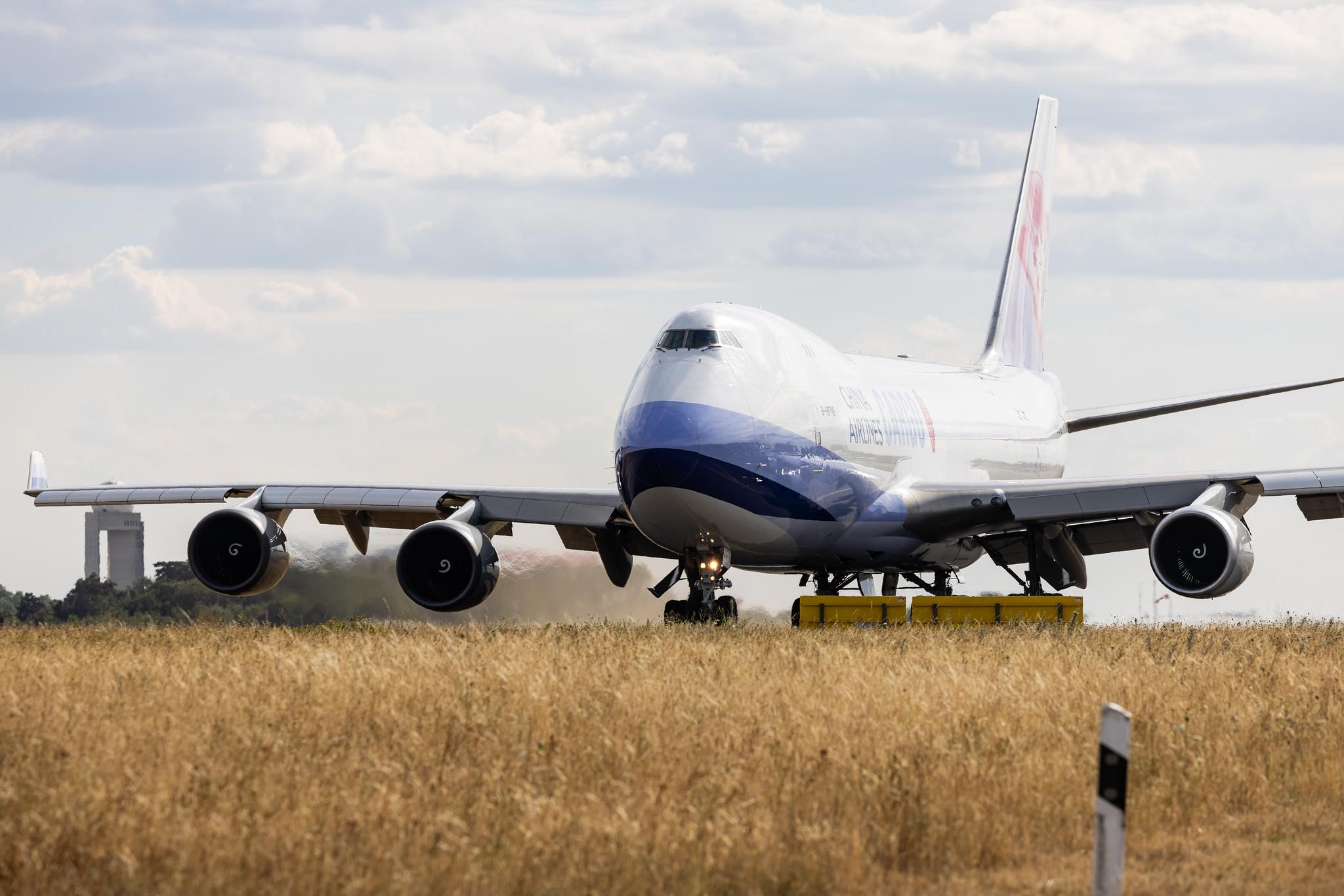 Luxembourg Findel Airport: China Airlines Cargo (CI / CAL) | Operator: China Airlines |  Boeing 747-409(F) B744 | B-18719 | MSN 33739