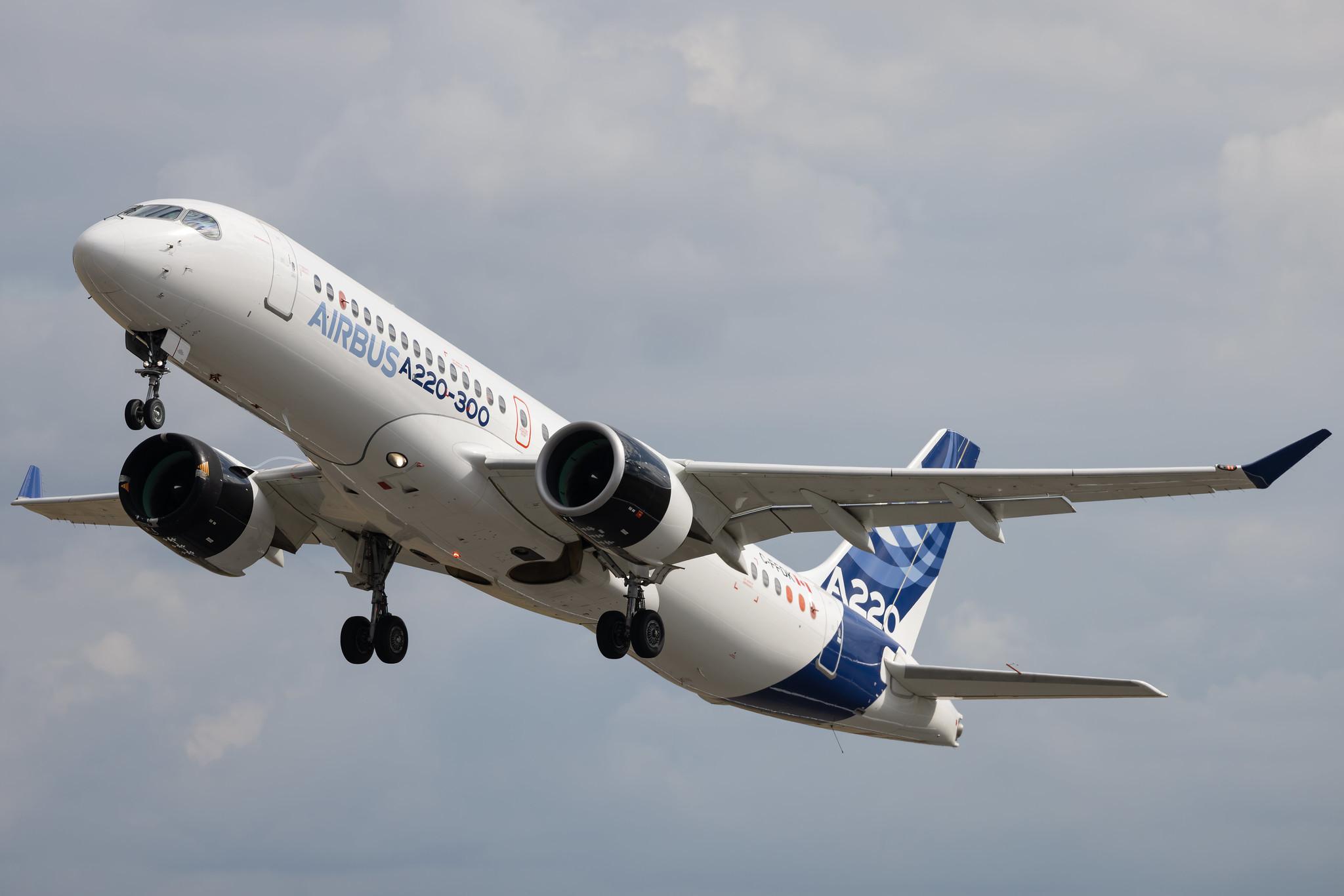 Hamburg Airport: Airbus Industrie (VK / AIB) | Airbus A220-300 BCS3 | C-FFDK | MSN 55001