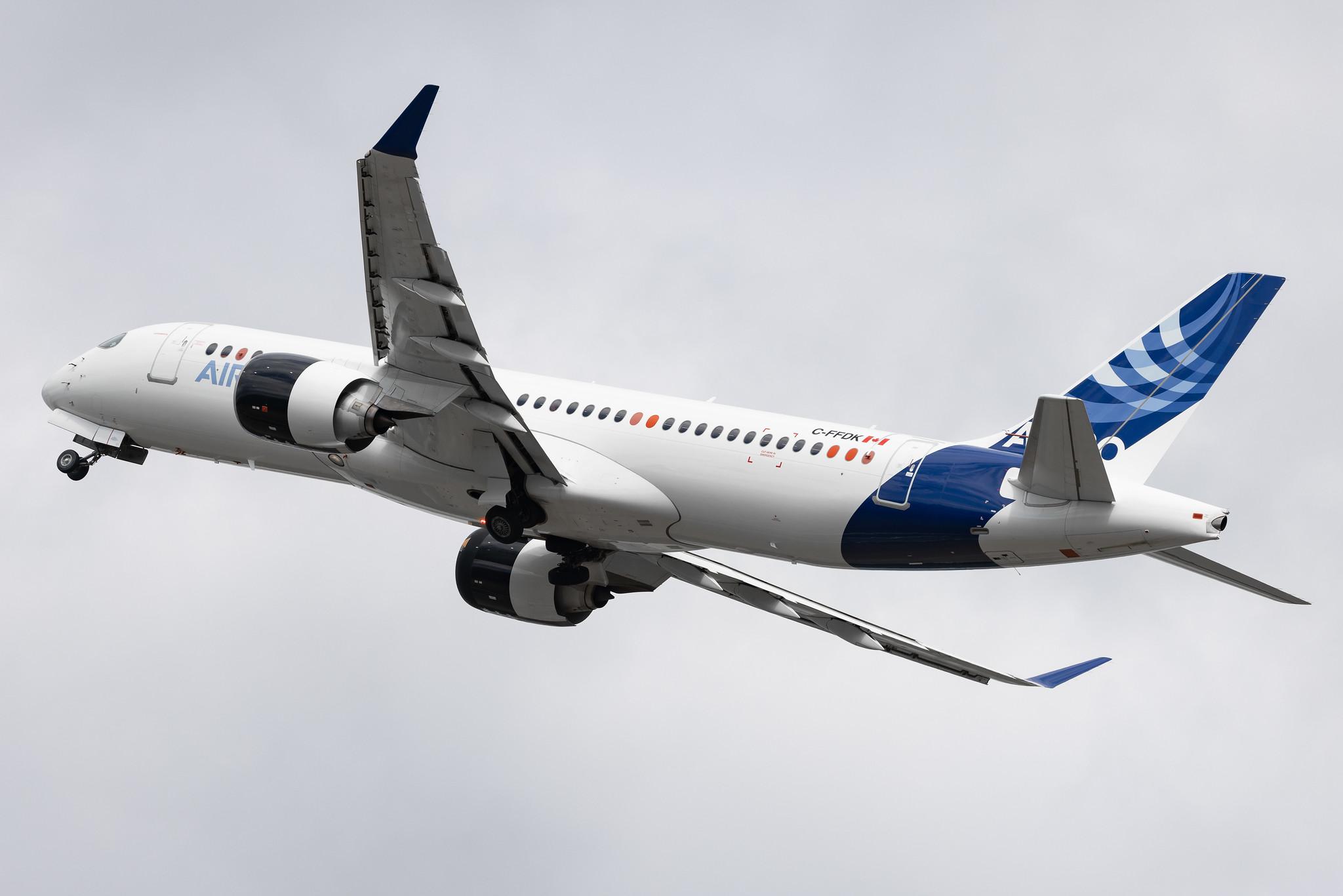 Hamburg Airport: Airbus Industrie (VK / AIB) | Airbus A220-300 BCS3 | C-FFDK | MSN 55001