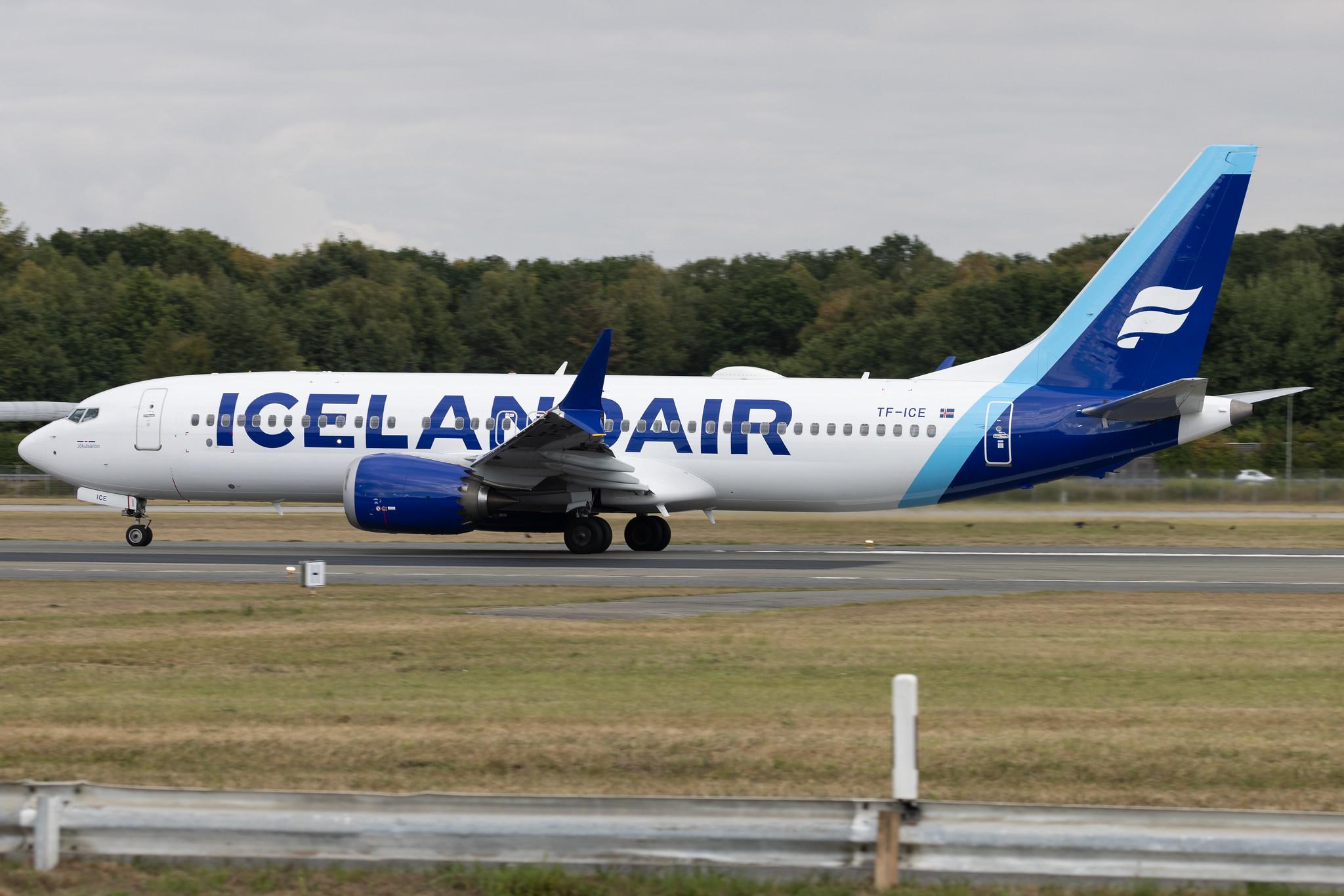 Hamburg Airport: Icelandair (FI / ICE) | Boeing 737 MAX 8 B38M | TF-ICE | MSN 44353