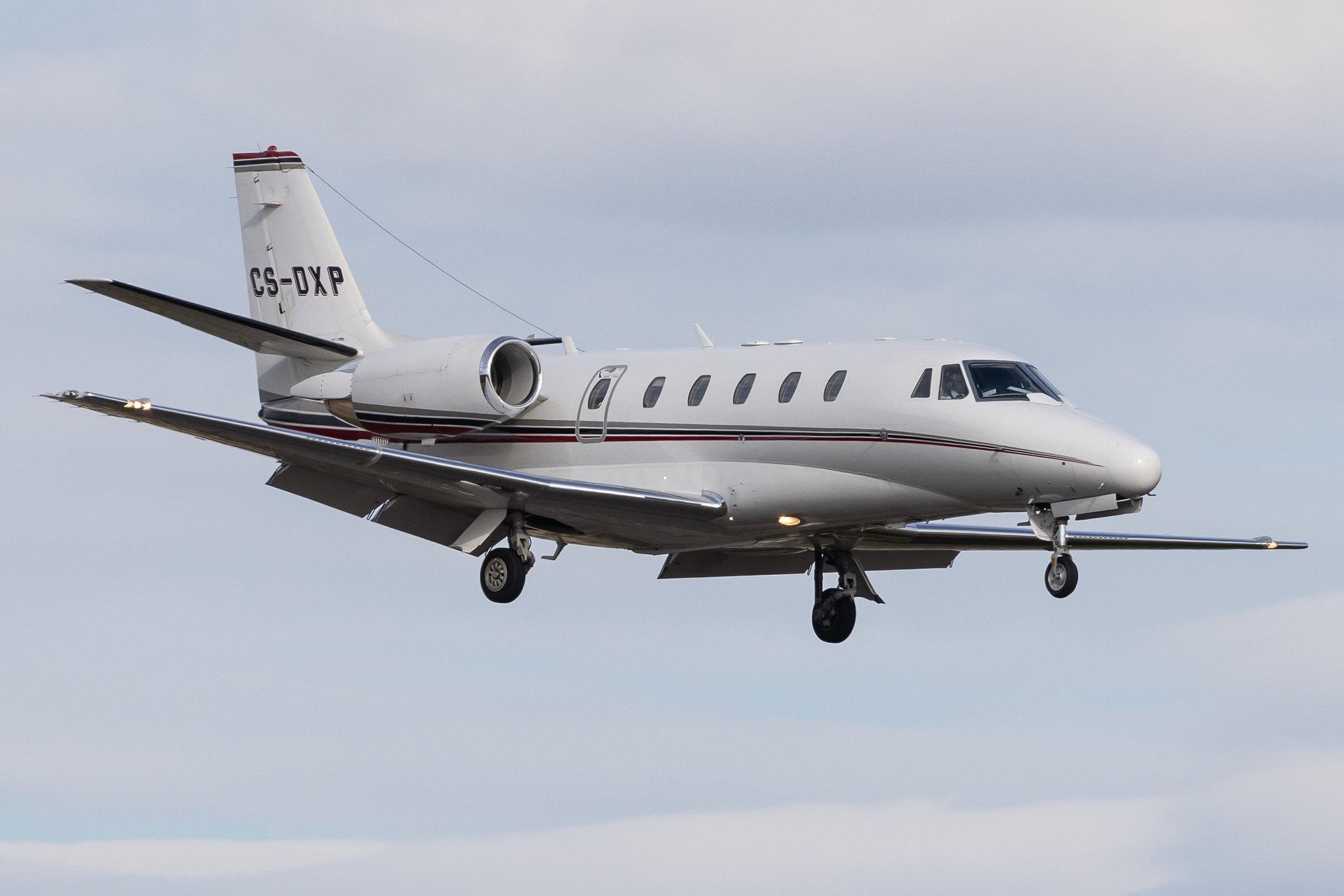 Luxembourg Findel Airport: Netjets Europe (/ NJE) | Operator: NetJets Europe | Cessna 560XL Citation XLS C56X | CS-DXP | MSN 560-5702