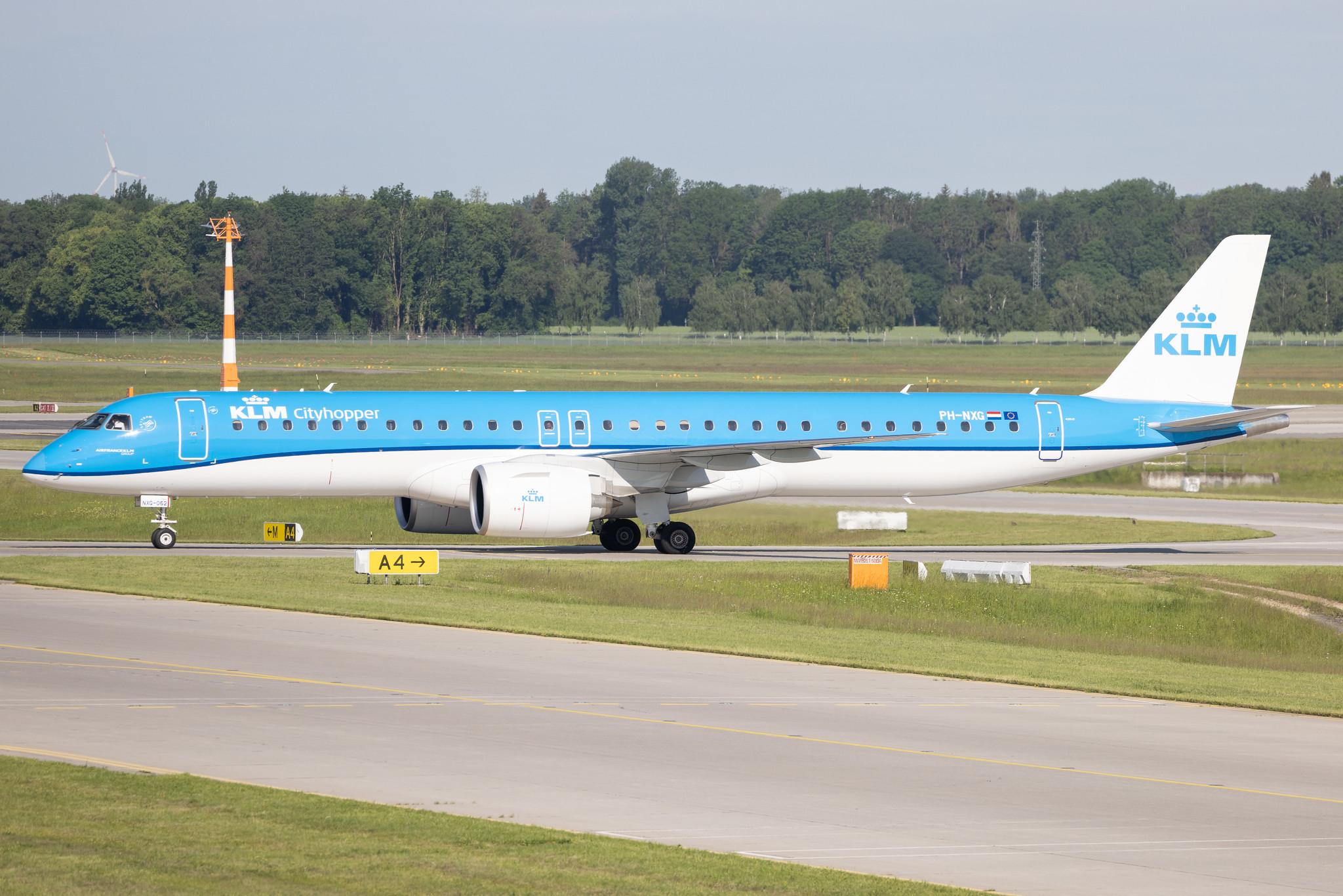 Munich Airport: KLM (KL / KLM) | Operator: KLM Cityhopper | Embraer E195-E2 E295 | PH-NXG | MSN 19020062