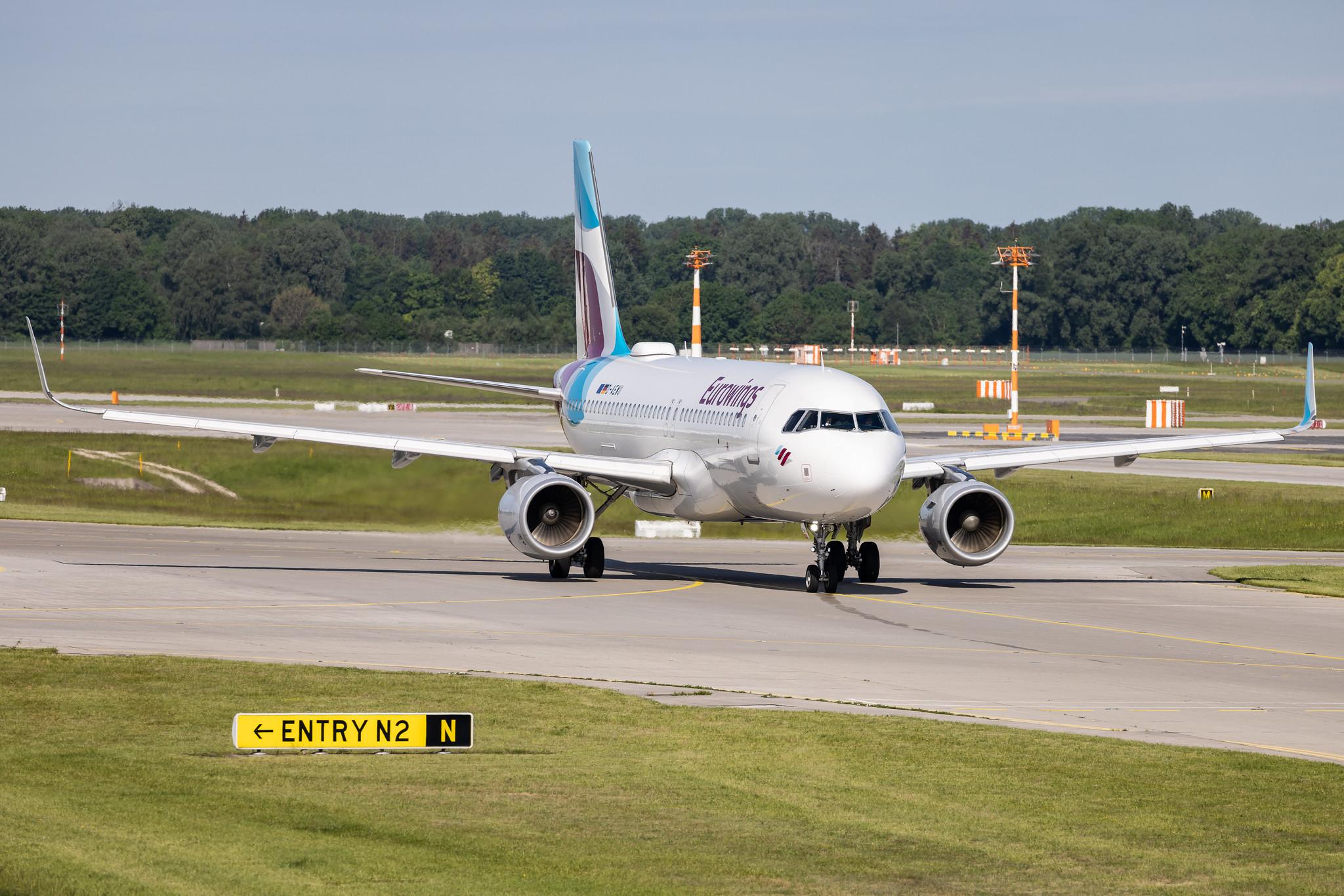 Munich Airport: Eurowings (EW / EWG) | Airbus A320-214 A320 | D-AEWU | MSN 7513