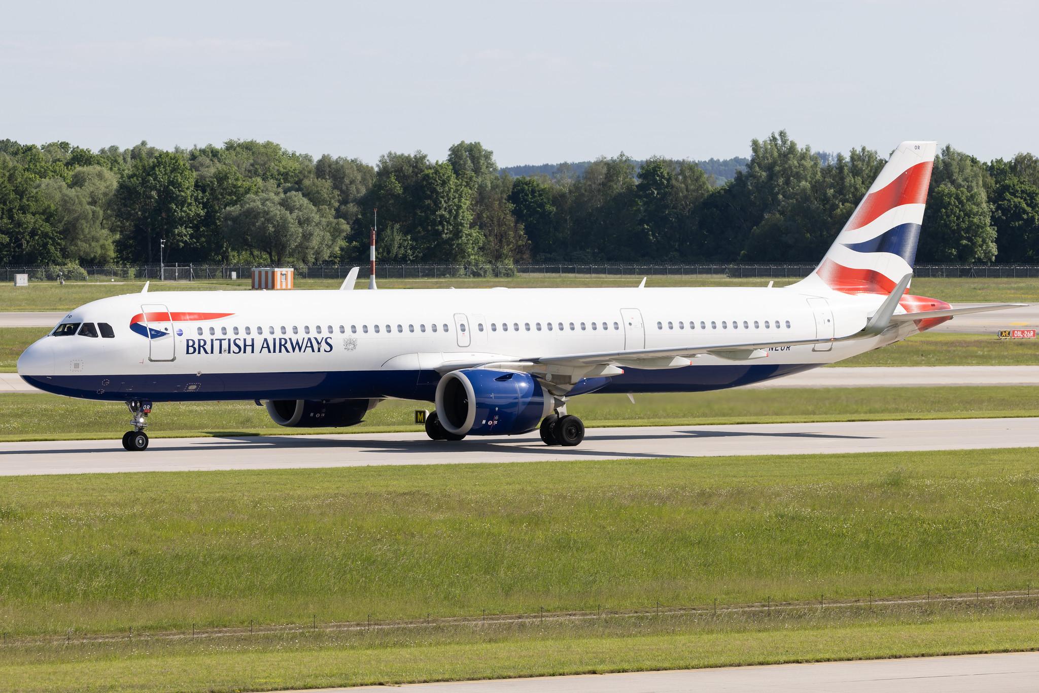 Munich Airport: British Airways (BA / BAW) | Airbus A321-251NX A21N | G-NEOR | MSN 8526