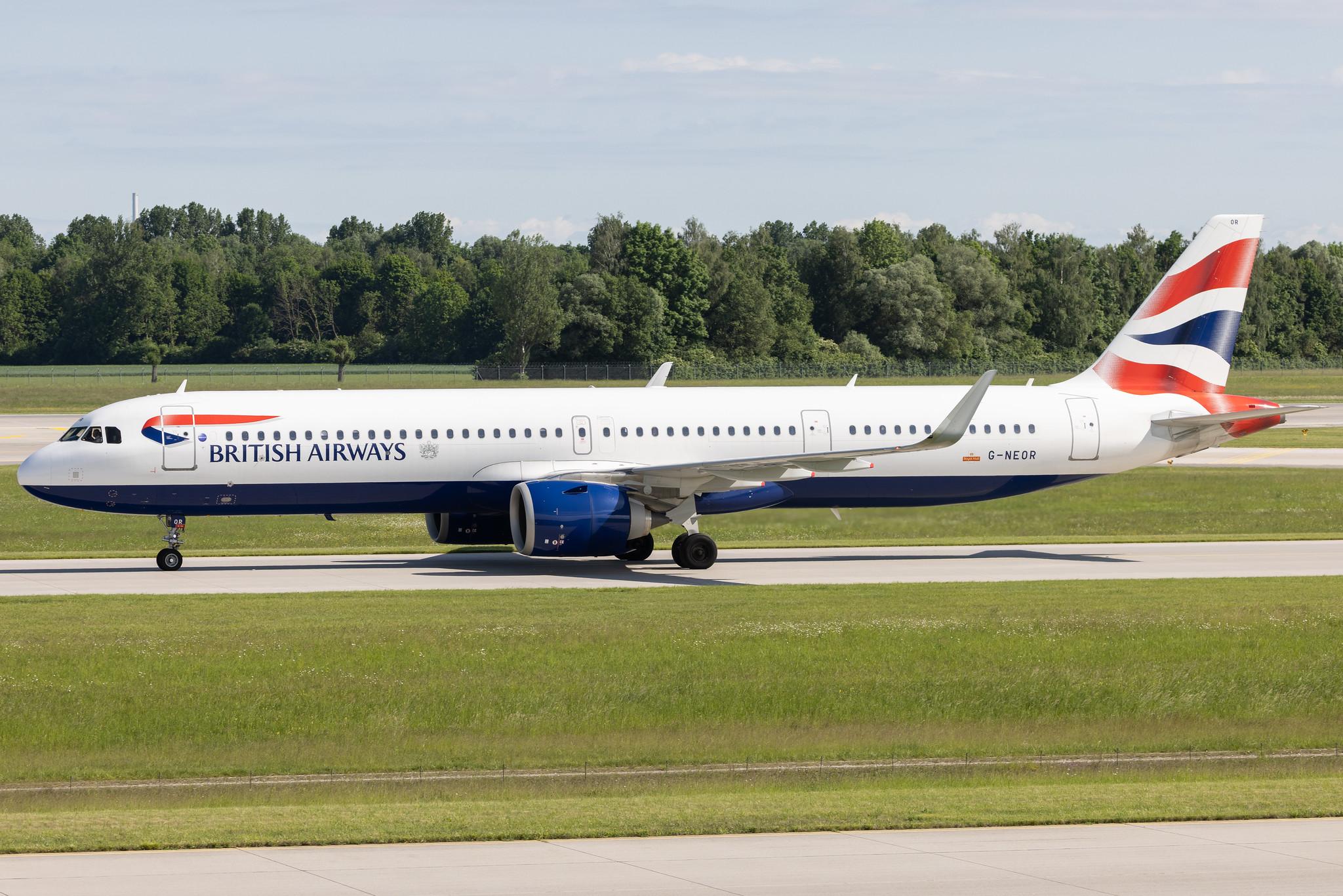 Munich Airport: British Airways (BA / BAW) | Airbus A321-251NX A21N | G-NEOR | MSN 8526