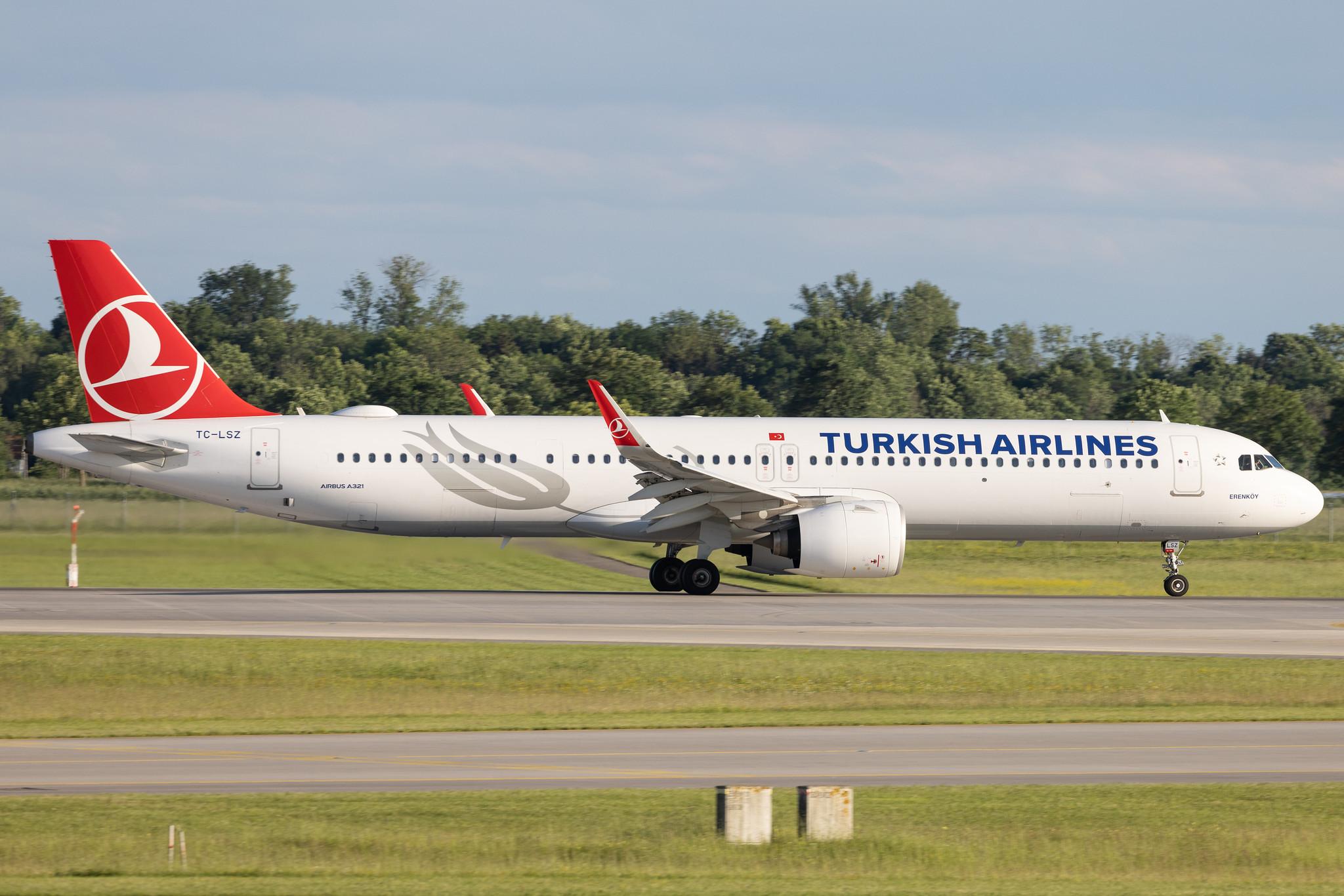 Munich Airport: Turkish Airlines (TK / THY) | Airbus A321-271NX A21N | TC-LSZ | MSN 09452