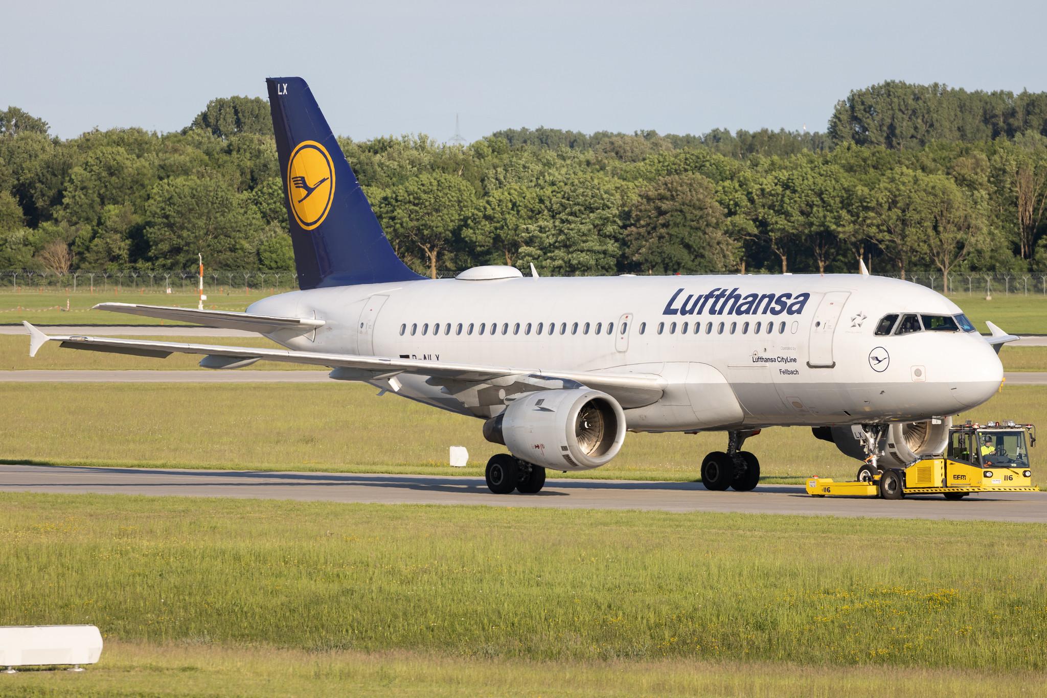 Munich Airport: Lufthansa (LH / DLH) | Operator: Lufthansa CityLine | Airbus A319-114 A319 | D-AILX | MSN 0860