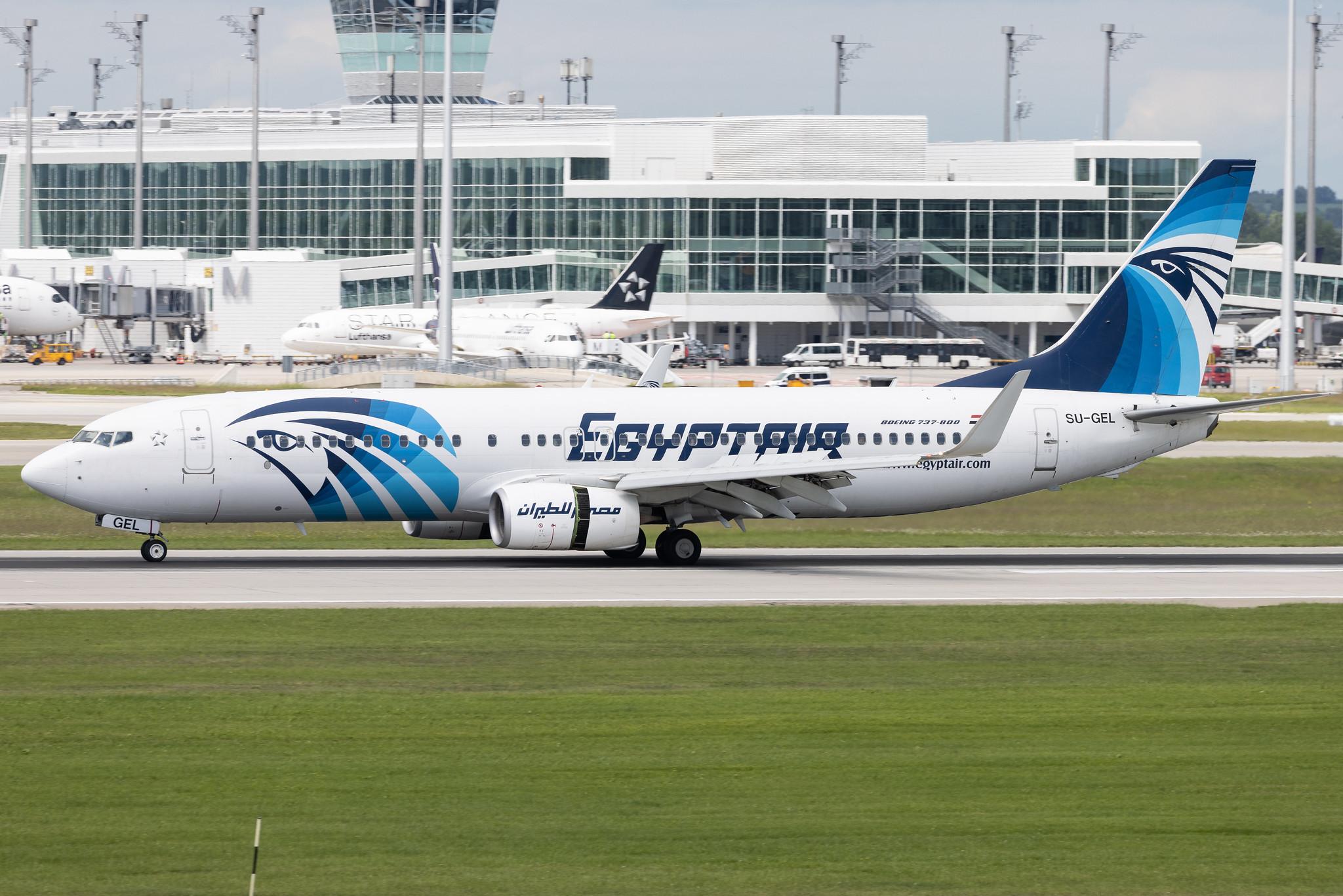 Munich Airport: EgyptAir (MS / MSR) | Boeing 737-866 B738 | SU-GEL | MSN 63804