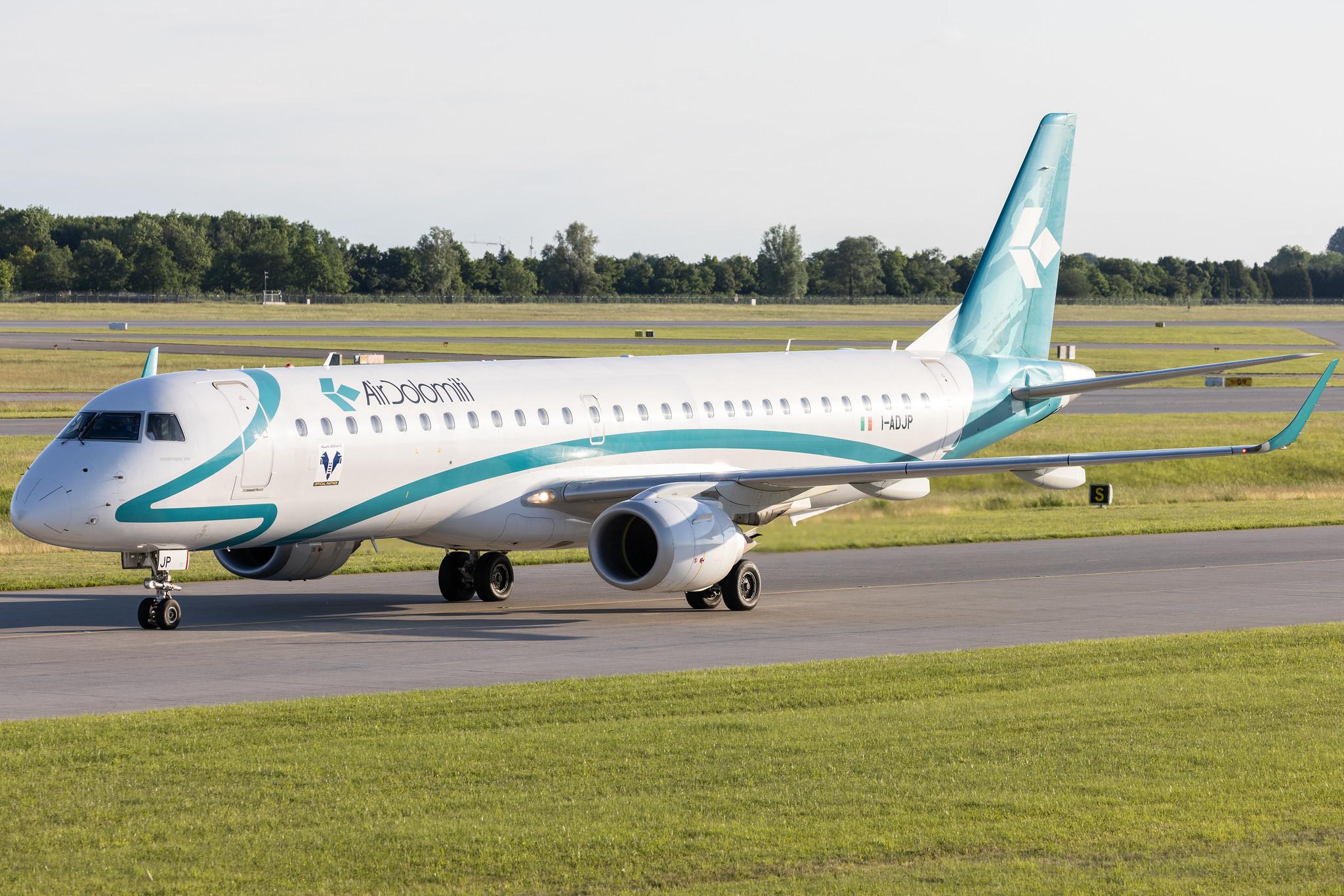 Munich Airport: Air Dolomiti (EN / DLA) | Embraer E195LR E195 | I-ADJP | MSN 19000578