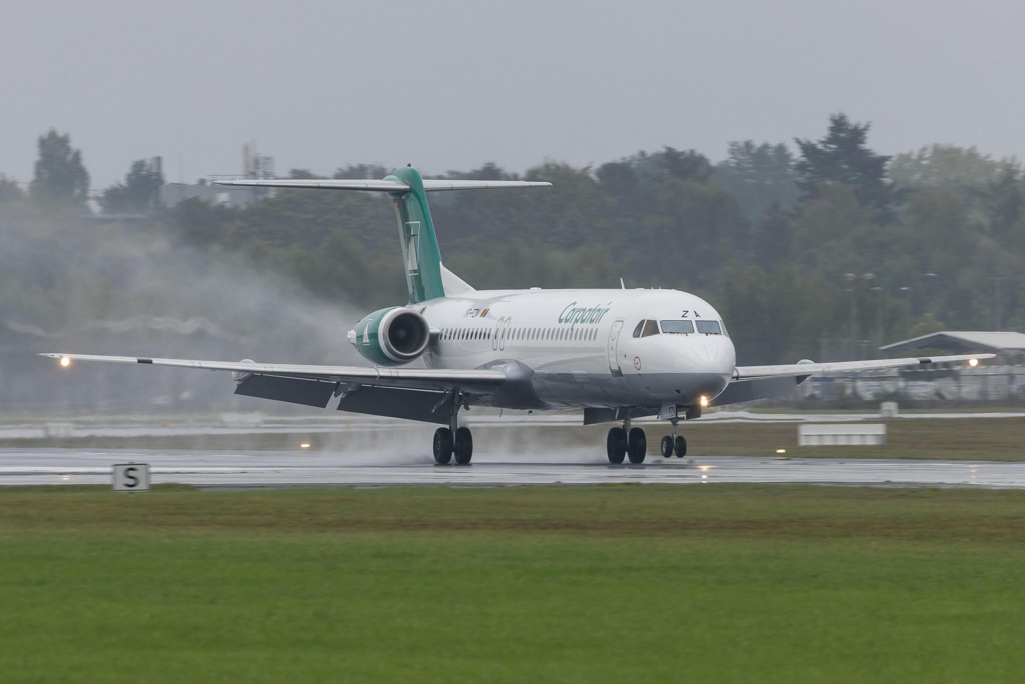 Hamburg Airport: Carpatair (V3 / KRP) | Fokker 100 F100 | YR-FZA | MSN 11395