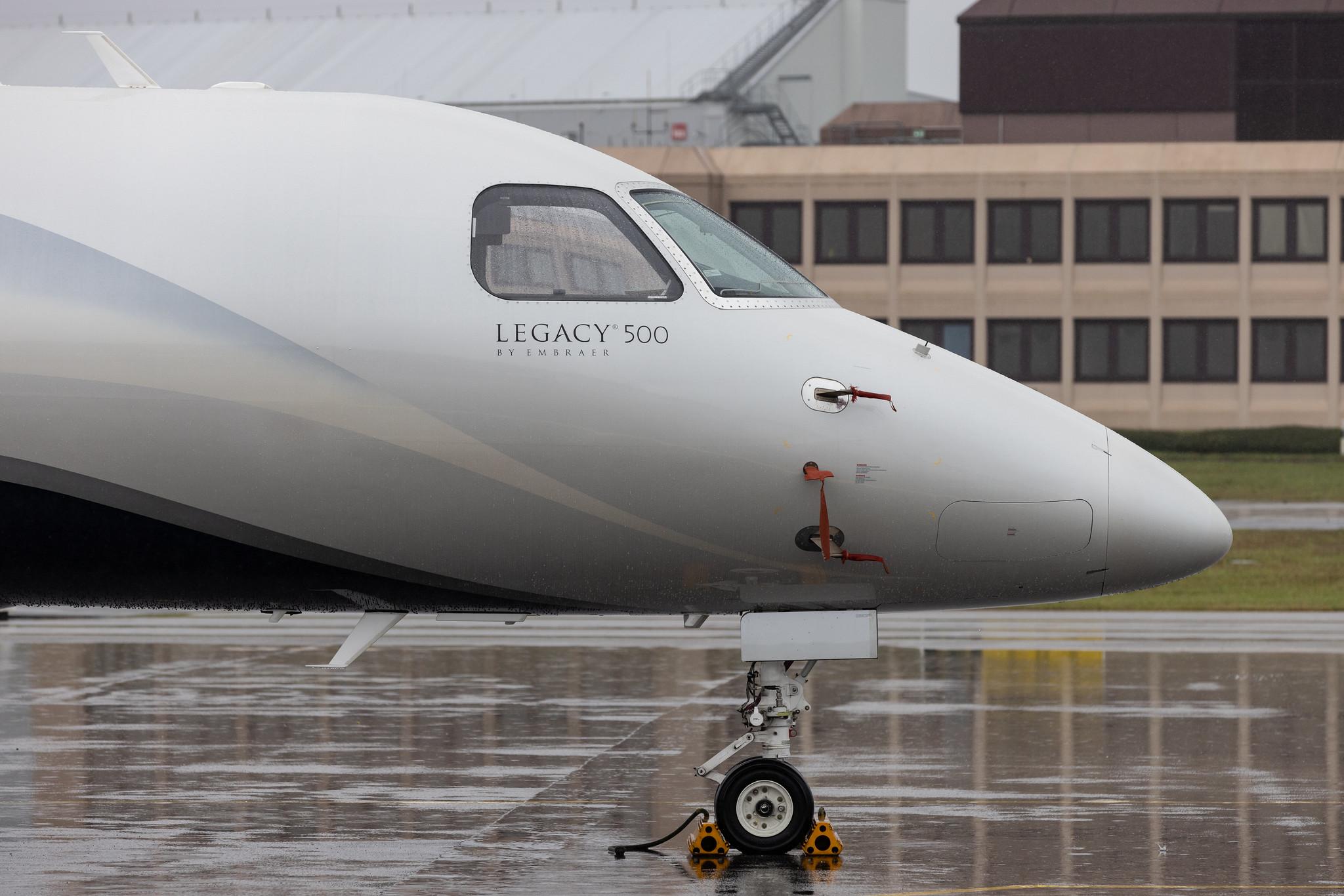 Hamburg Airport: Atlas Air Service | Embraer Legacy 500 E550 | D-BJUG | MSN 55000076