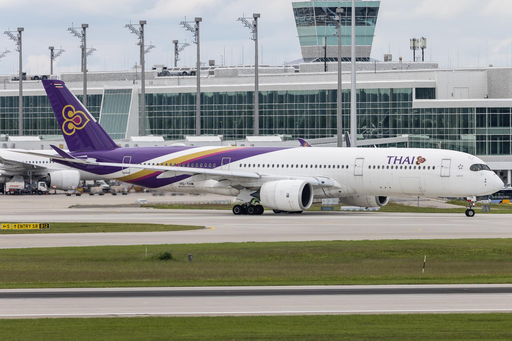 Munich Airport: Thai Airways (TG / THA) |  Airbus A350-941 A359 | HS-THM | MSN 189