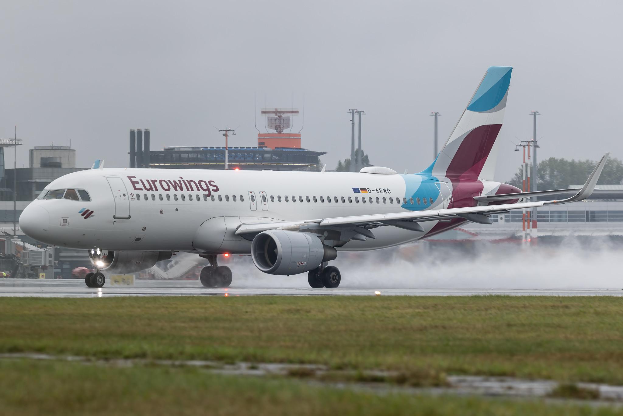 Hamburg Airport: Eurowings (EW / EWG) | Airbus A320-214 A320 | D-AEWO | MSN 7394
