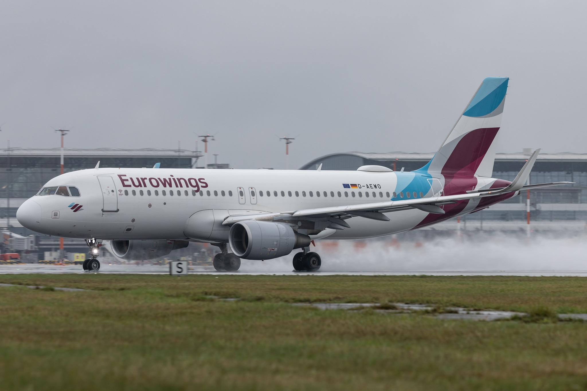 Hamburg Airport: Eurowings (EW / EWG) | Airbus A320-214 A320 | D-AEWO | MSN 7394