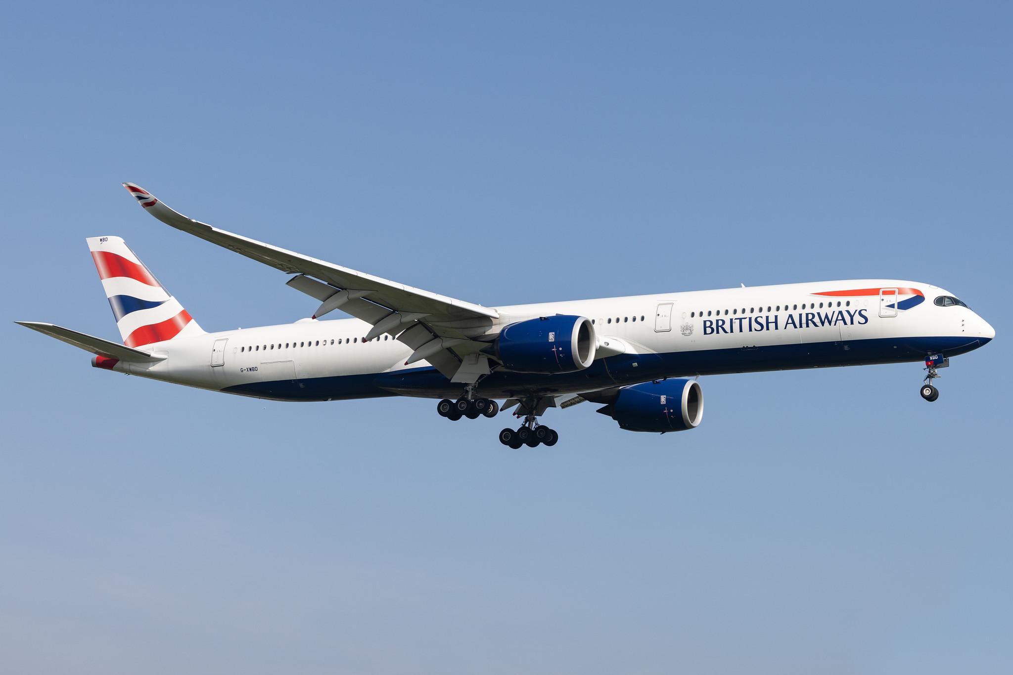 London Heathrow: British Airways (BA / BAW) |  Airbus A350-1041 A35K | G-XWBD | MSN 374