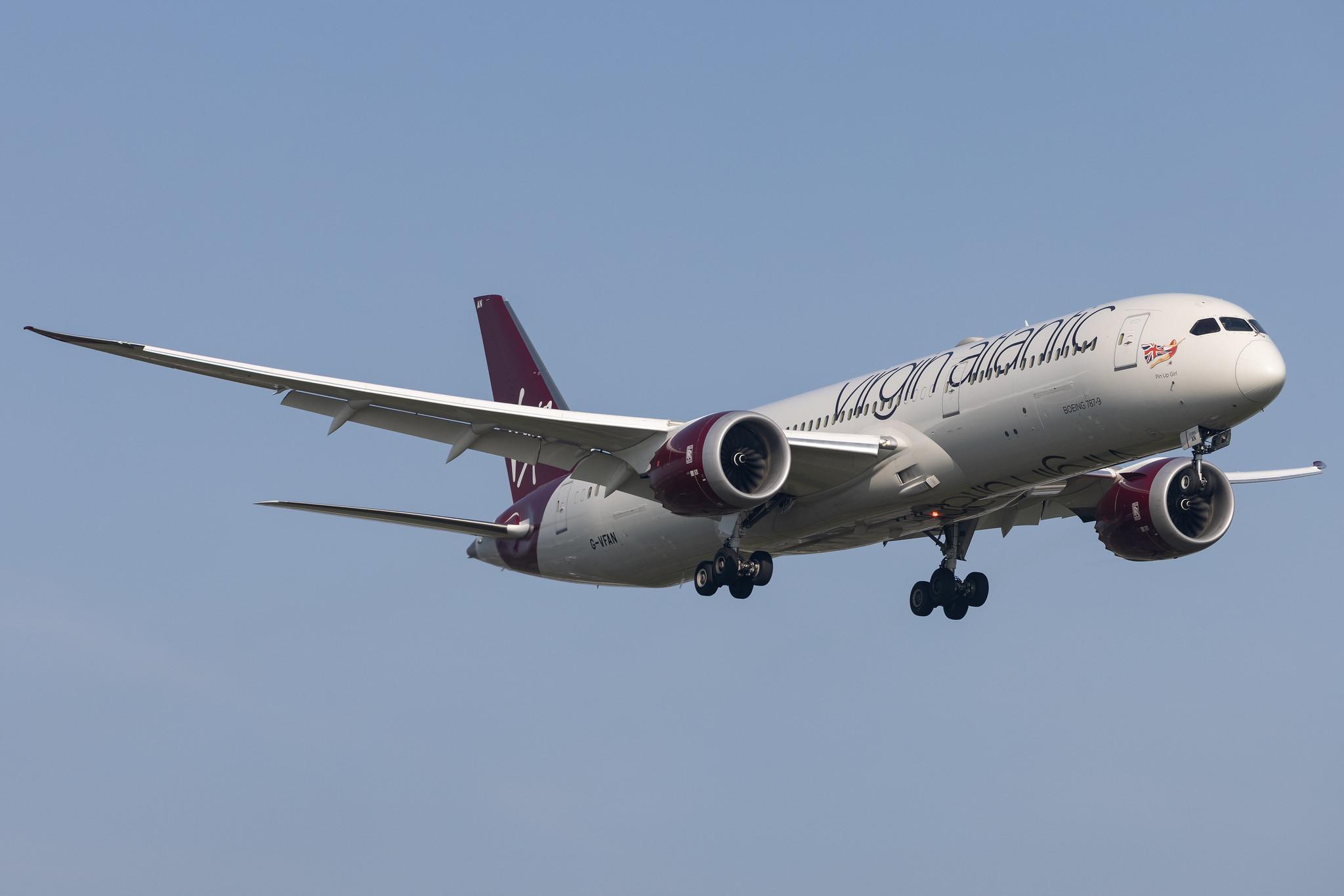 London Heathrow: Virgin Atlantic (VS / VIR) |  Boeing 787-9 Dreamliner B789 | G-VFAN | MSN 37977