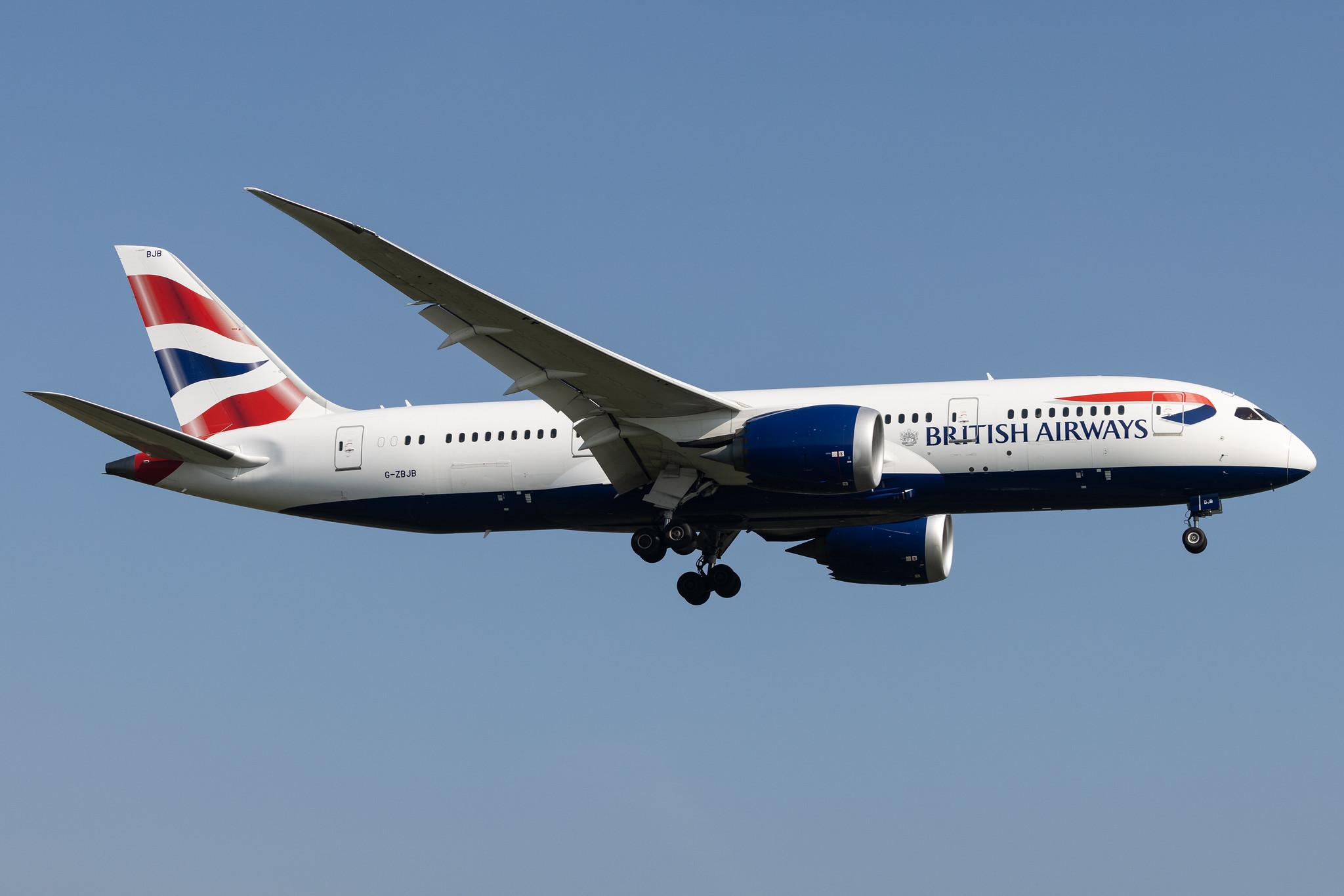 London Heathrow: British Airways (BA / BAW) |  Boeing 787-8 Dreamliner B788 | G-ZBJB | MSN 38610