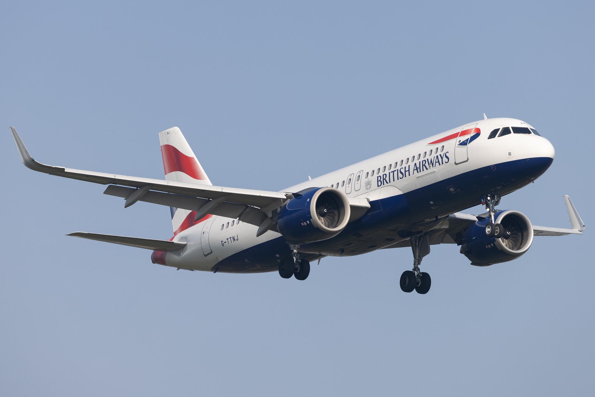 London Heathrow: British Airways (BA / BAW) |  Airbus A320-251N A20N | G-TTNJ | MSN 8772