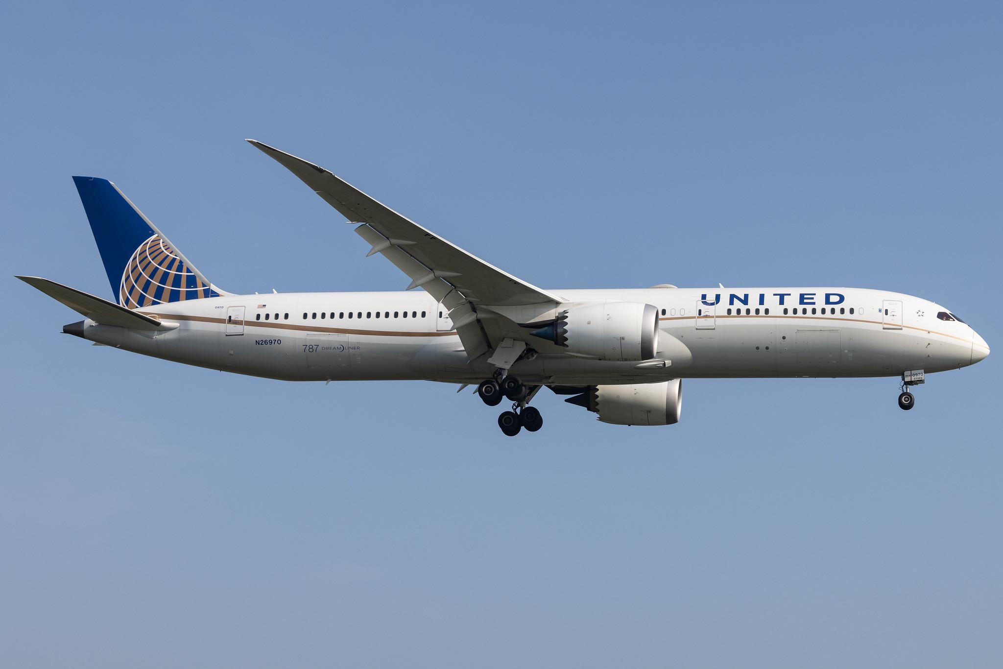 London Heathrow: United Airlines (UA / UAL) |  Boeing 787-9 Dreamliner B789 | N26970 | MSN 60146