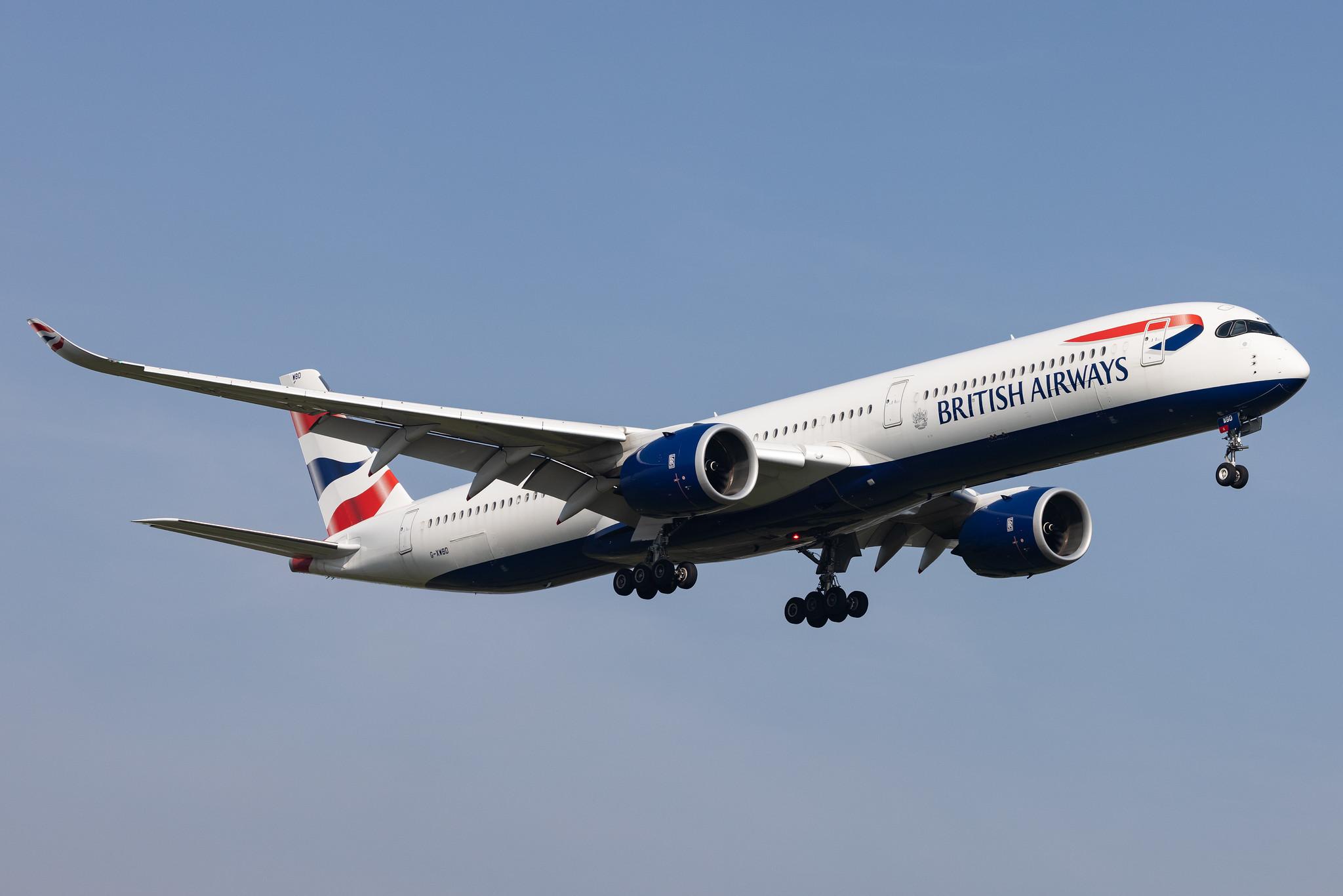 London Heathrow: British Airways (BA / BAW) |  Airbus A350-1041 A35K | G-XWBD | MSN 374