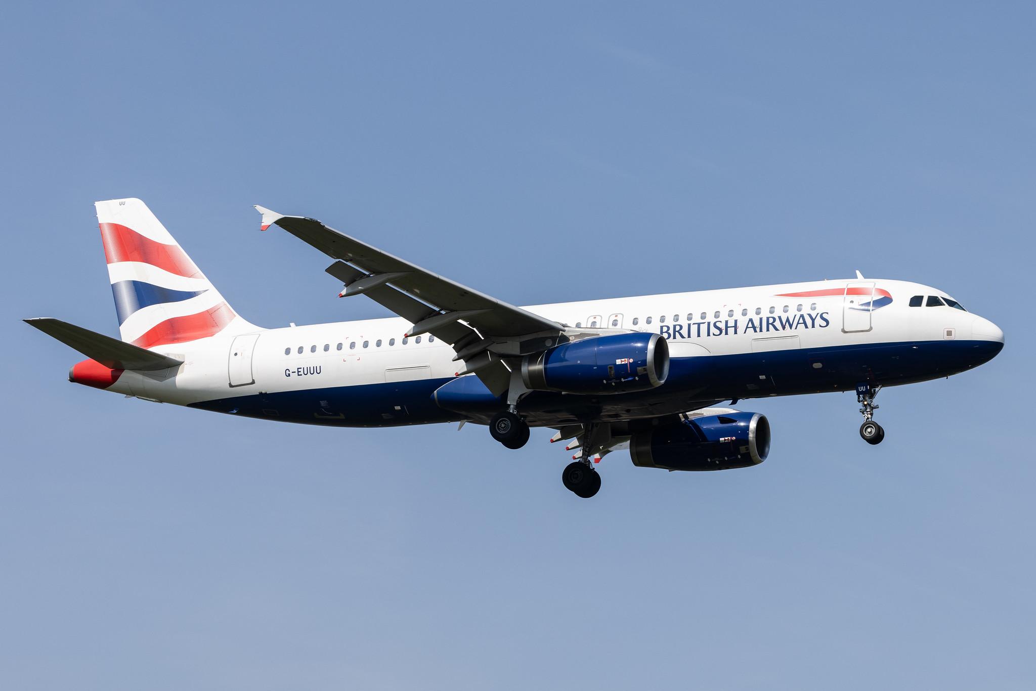 London Heathrow: British Airways (BA / BAW) |  Airbus A320-232 A320 | G-EUUU | MSN 3351