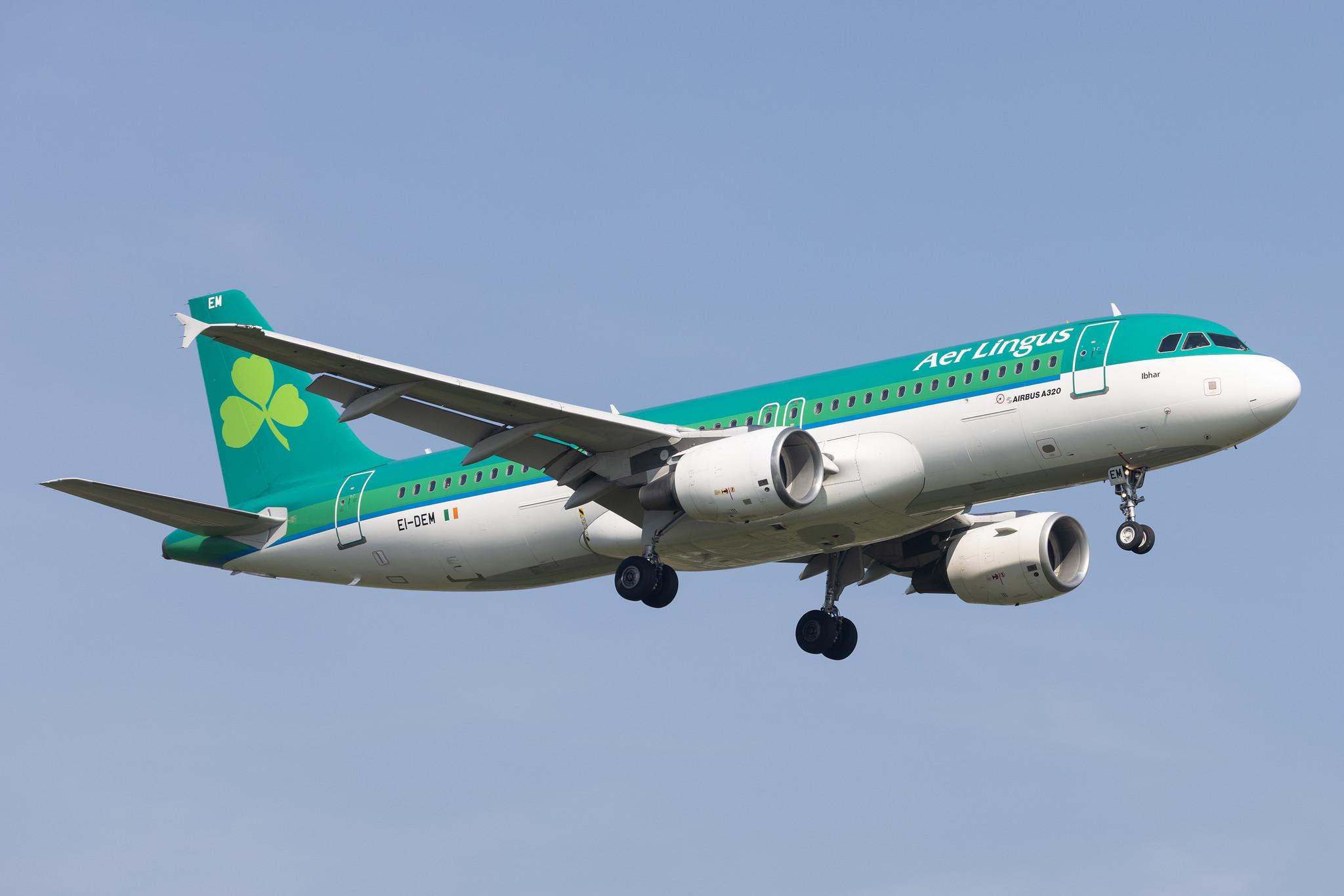 London Heathrow: Aer Lingus (EI / EIN) |  Airbus A320-214 A320 | EI-DEM | MSN 2411