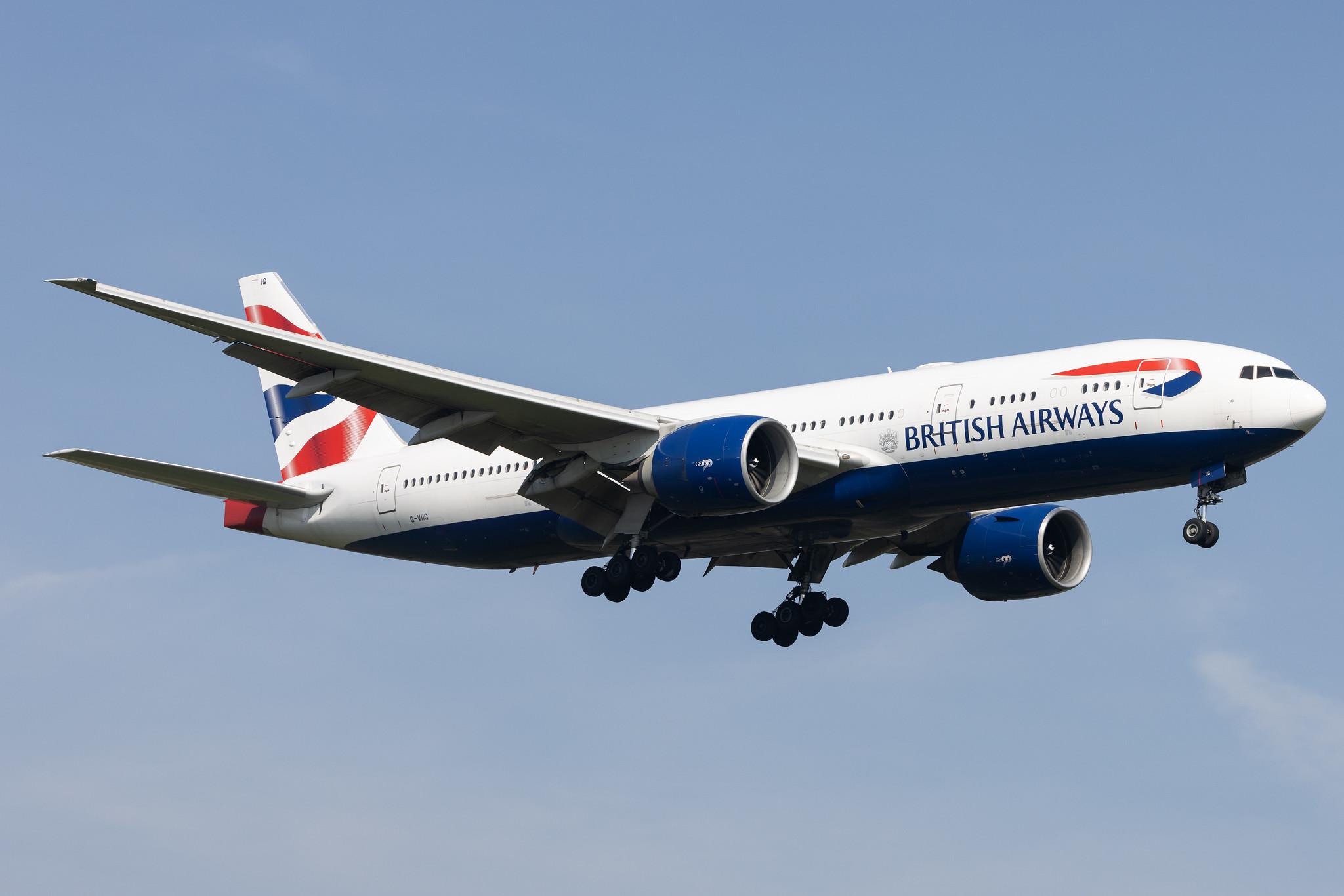London Heathrow: British Airways (BA / BAW) |  Boeing 777-236(ER) B772 | G-VIIG | MSN 27489