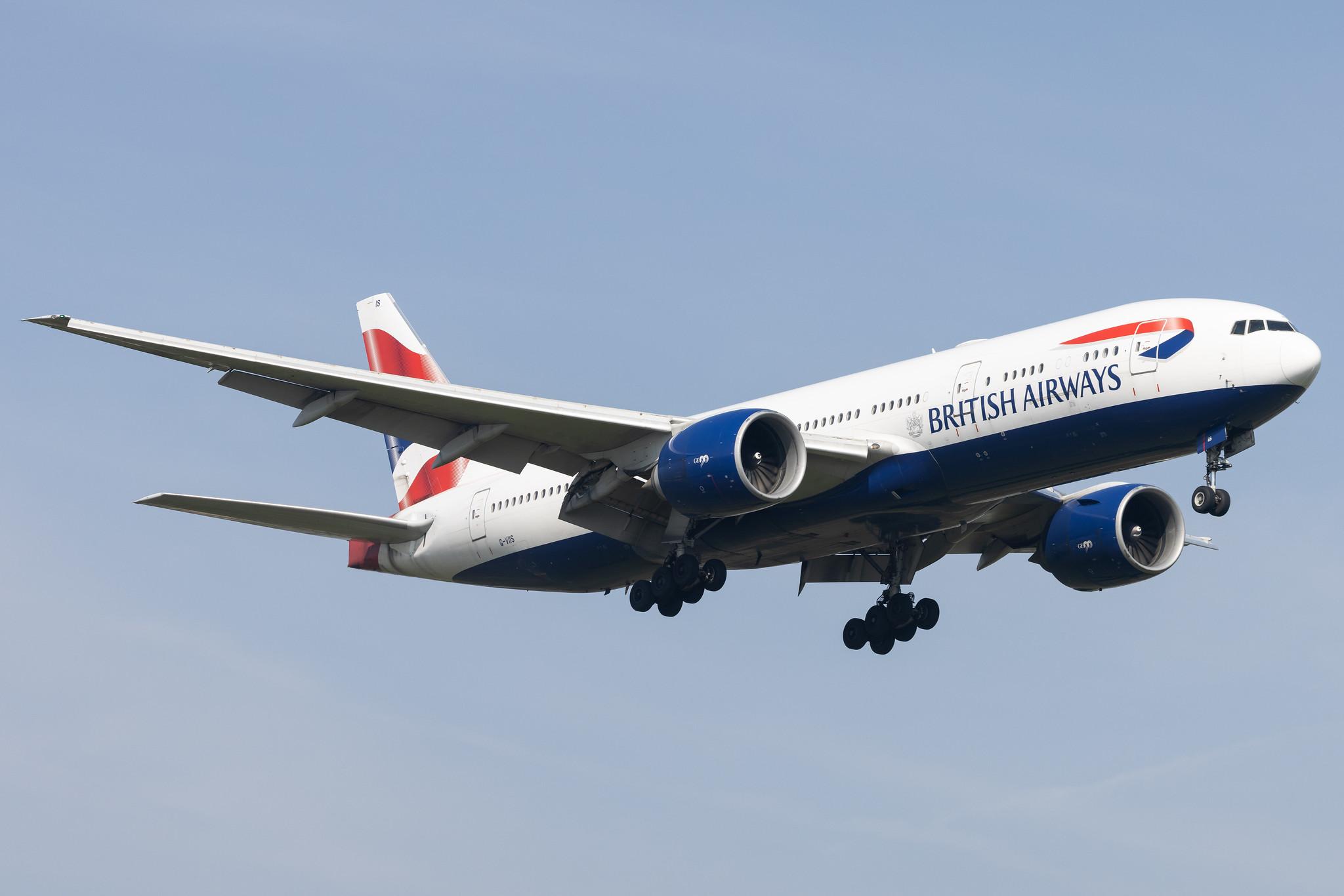 London Heathrow: British Airways (BA / BAW) |  Boeing 777-236(ER) B772 | G-VIIS | MSN 29323