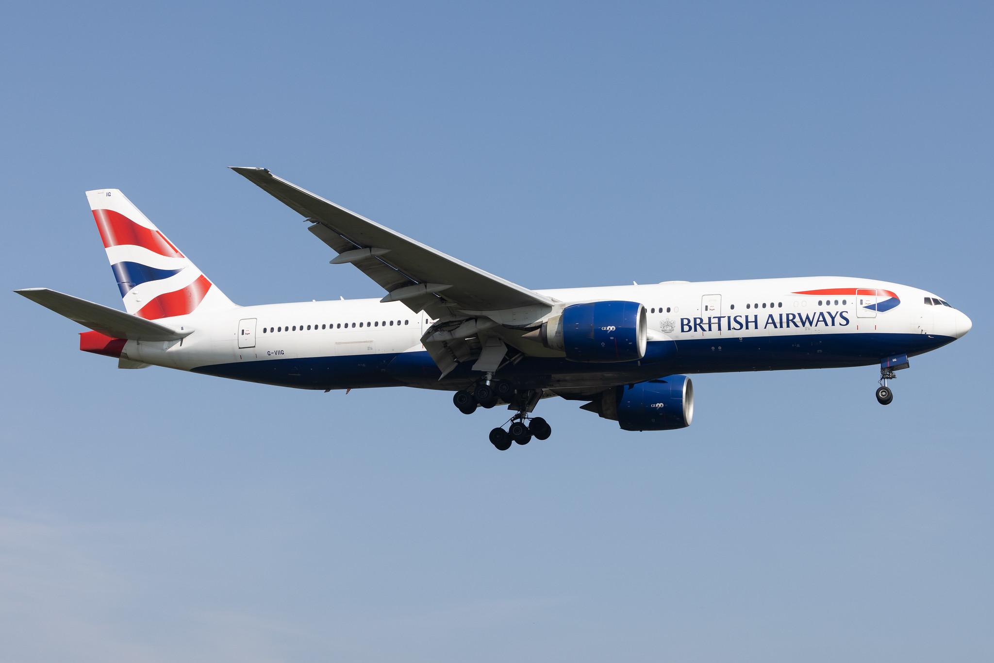 London Heathrow: British Airways (BA / BAW) |  Boeing 777-236(ER) B772 | G-VIIG | MSN 27489