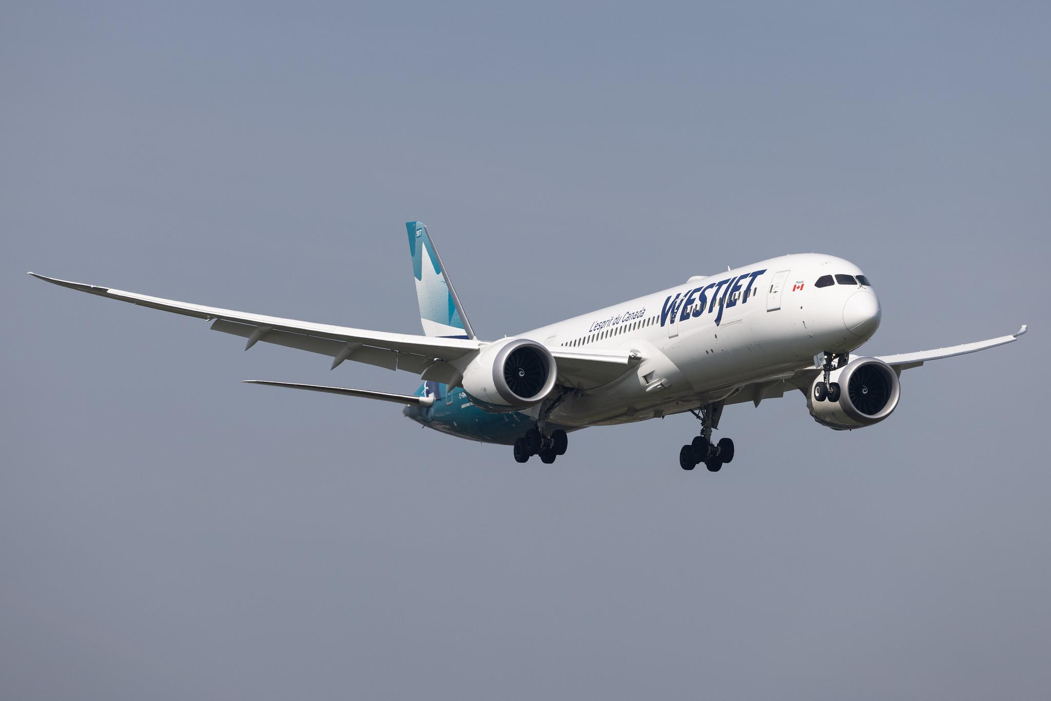 London Heathrow: Westjet (WS / WJA) |  Boeing 787-9 Dreamliner B789 | C-GMKS | MSN 64979