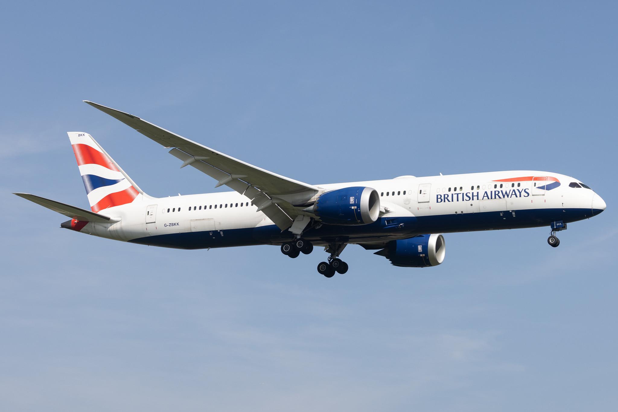 London Heathrow: British Airways (BA / BAW) |  Boeing 787-9 Dreamliner B789 | G-ZBKK | MSN 38627